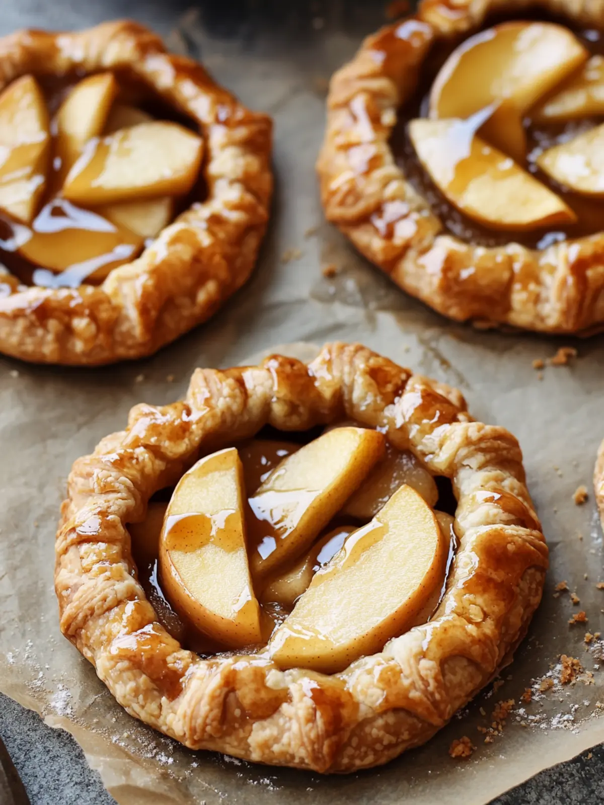 Caramel Apple Mini Galettes: Cozy Flavors for Fall Baking 2 Caramel Apple Mini Galettes