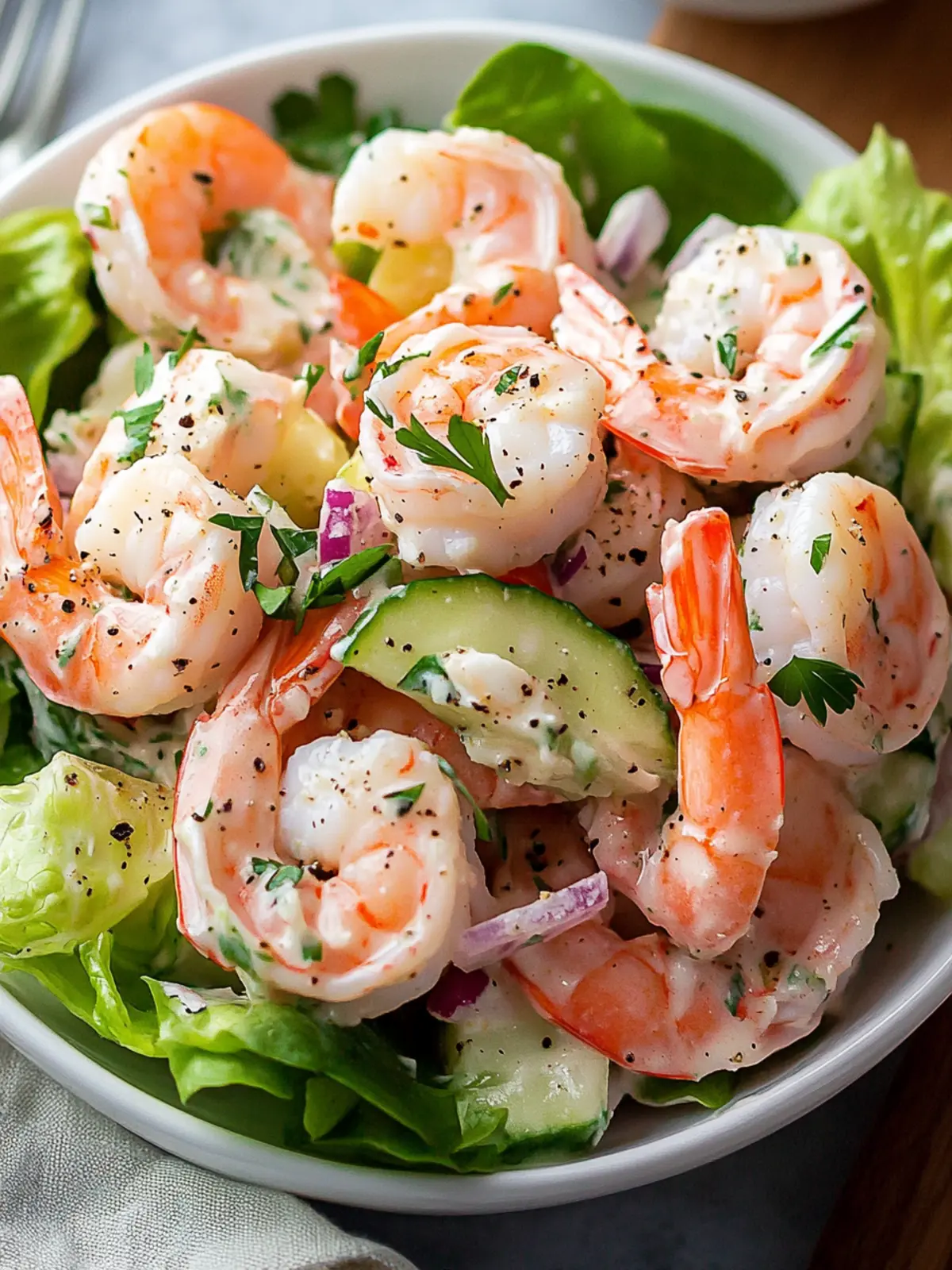 Ultimate Shrimp Salad with Zesty Mayo for Summer Freshness 3 Shrimp Salad