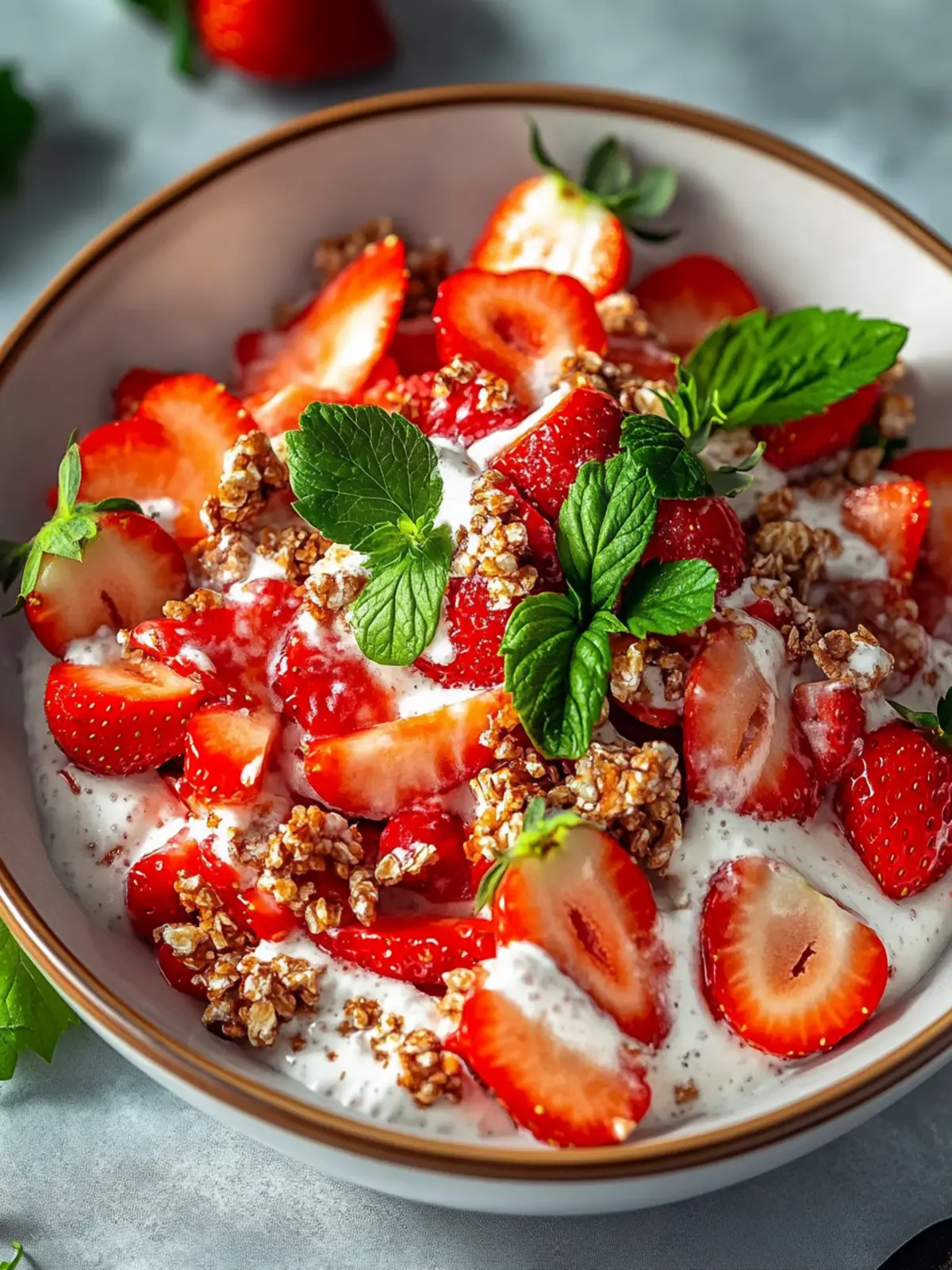 Strawberry Crackle Salad: Light & Zesty Summer Delight 2 Strawberry Crackle Salad