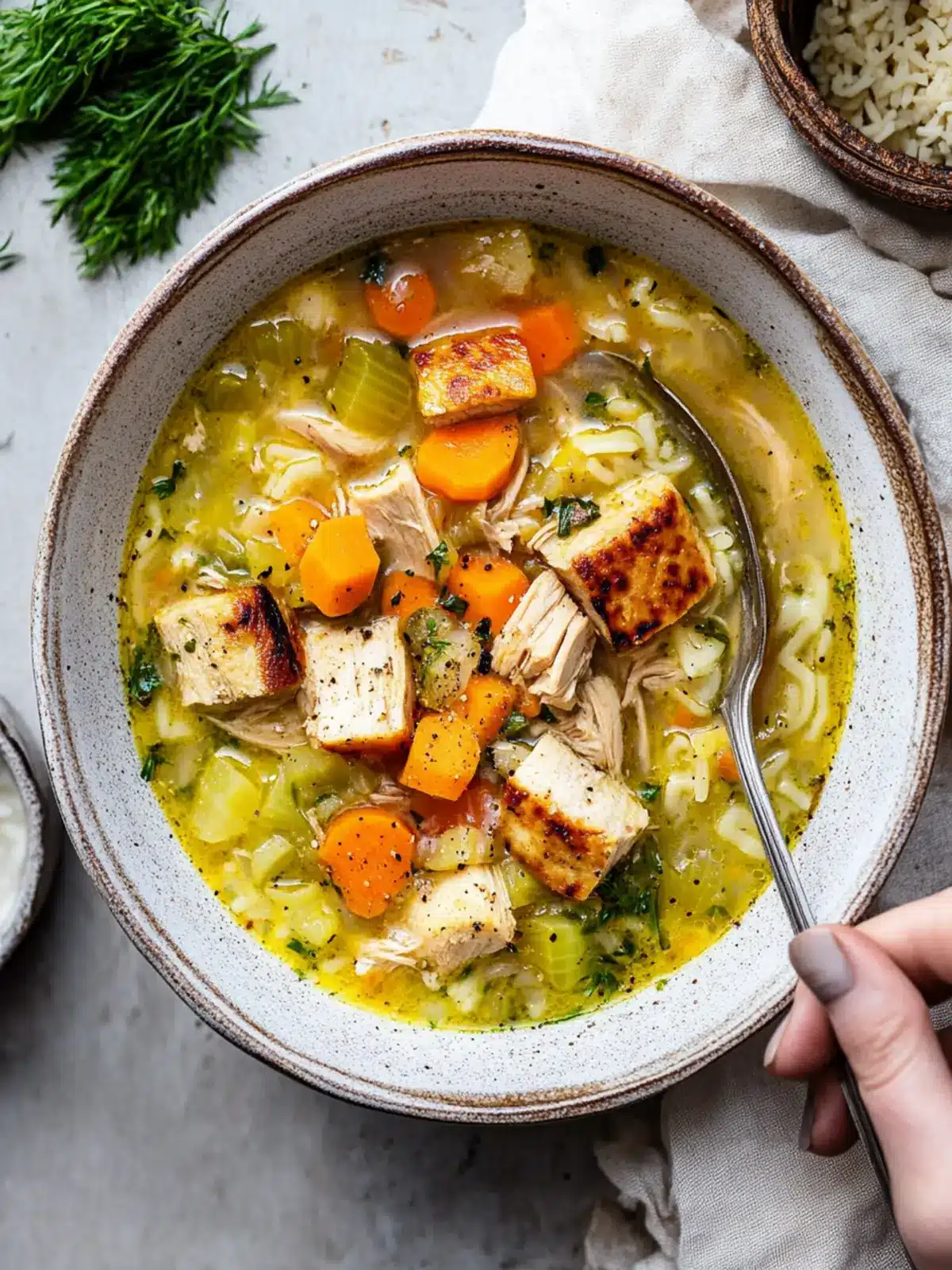 Nourishing Vegan Chicken Soup for Ultimate Comfort and Healing 3 Vegan chicken soup
