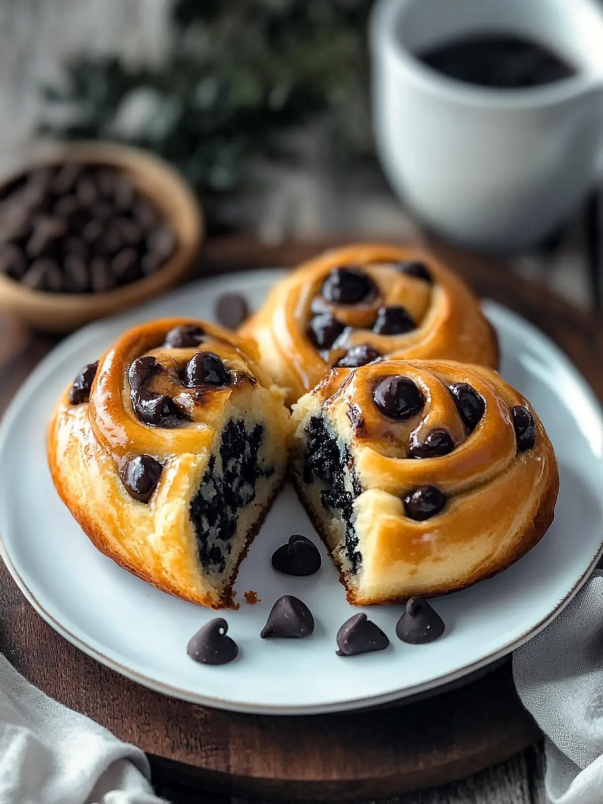 Irresistible Chocolate Chip Vanilla Custard Brioches Recipe 4 Chocolate Chip Vanilla Custard Brioches