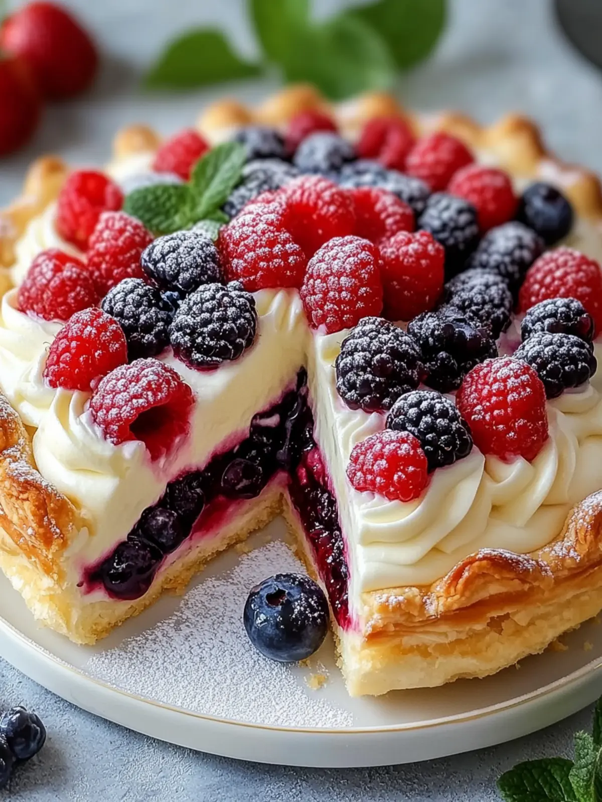 Berry Cream Pastry Cake: Your New Favorite Sweet Indulgence 4 Berry Cream Pastry