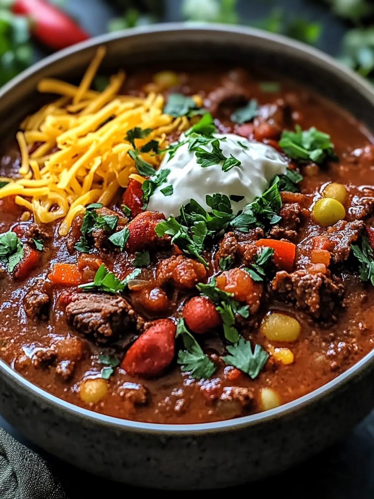 Hearty Crockpot Steak Chili for Cozy Nights In 2 Crockpot Steak Chili