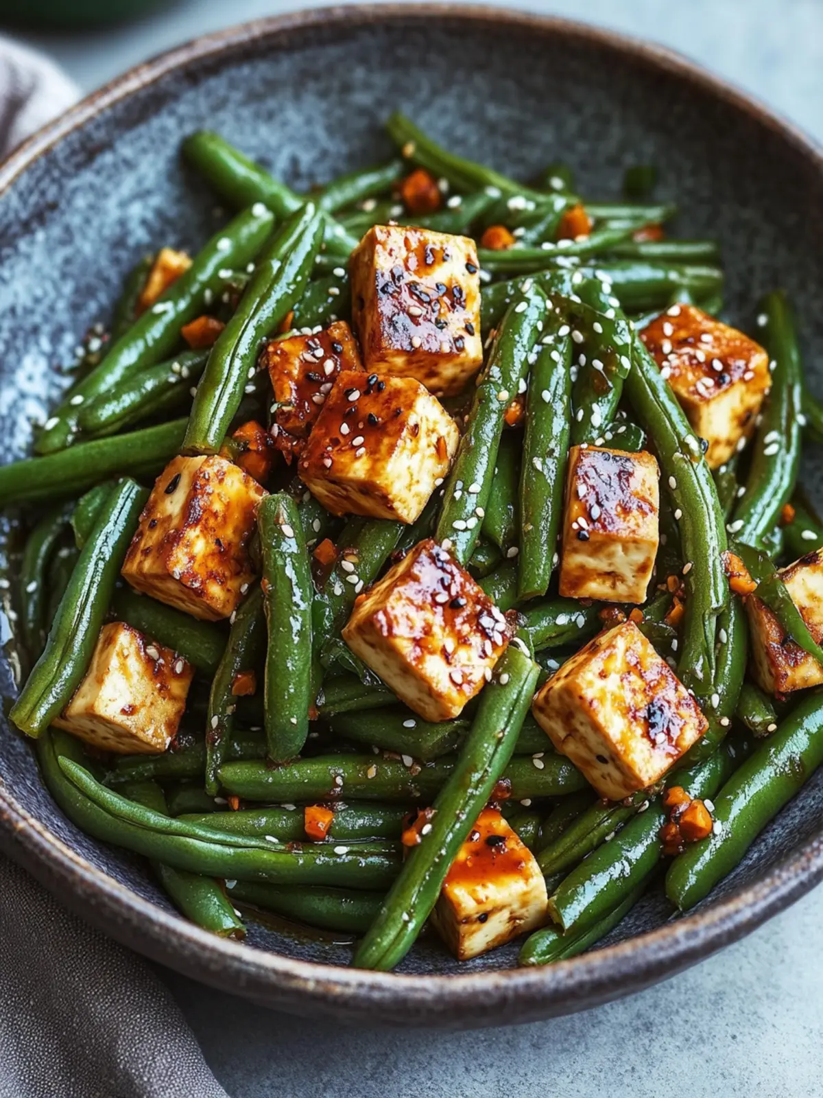 Garlicky Green Beans and Tofu: Crispy Vegan Comfort Food 3 Garlicky Green Beans and Tofu