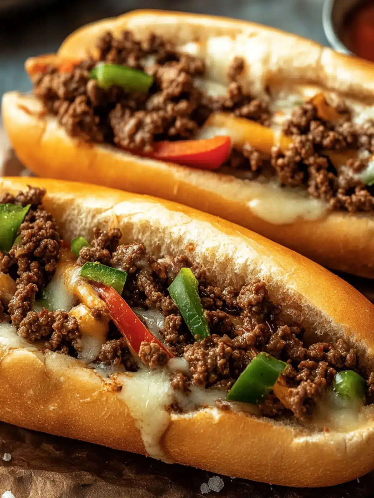 Savory Ground Beef Philly Cheesesteaks for Quick Weeknight Eats 3 Ground Beef Philly Cheesesteaks