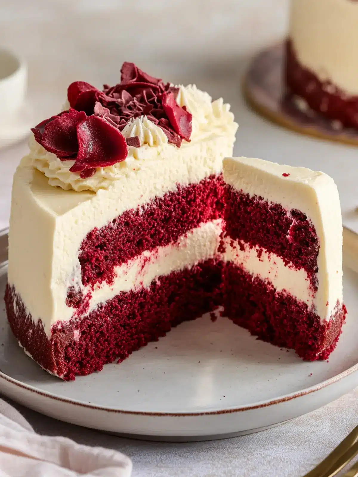 Irresistible Layered Red Velvet Cheesecake That Impresses Every Time 4 Layered Red Velvet Cheesecake