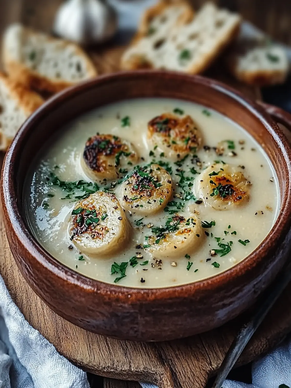 Cozy Up with Rustic French Garlic Soup This Winter 4 Rustic French Garlic Soup