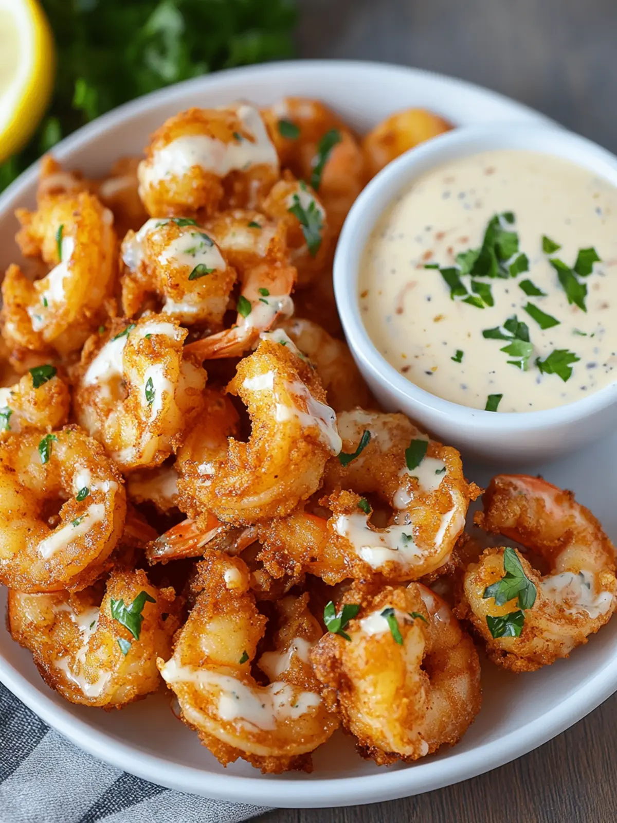 Crispy Cajun Shrimp with Creamy Sauce for Easy Weeknight Bliss 3 Crispy Cajun Shrimp with Creamy Sauce