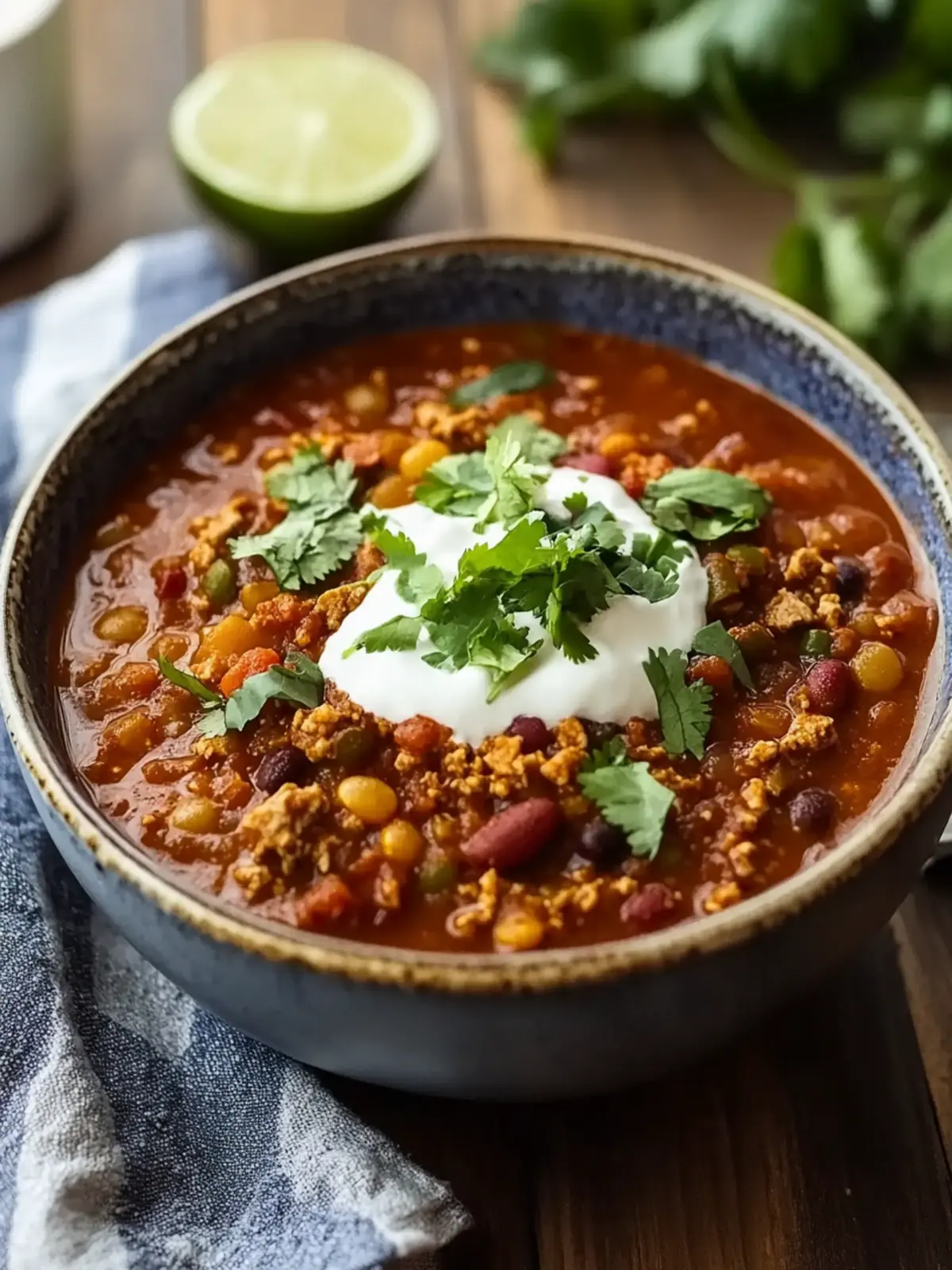 Turkey and Lentil Chili - Your Healthy Comfort Food Favorite 4 Turkey and Lentil Chili