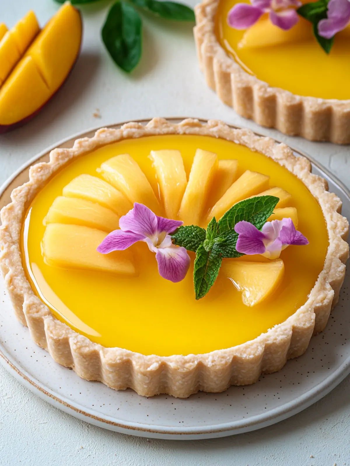 Mango Vanilla Mirror Tart: Elevate Your Dessert Game Today 4 Mango Vanilla Mirror Tart