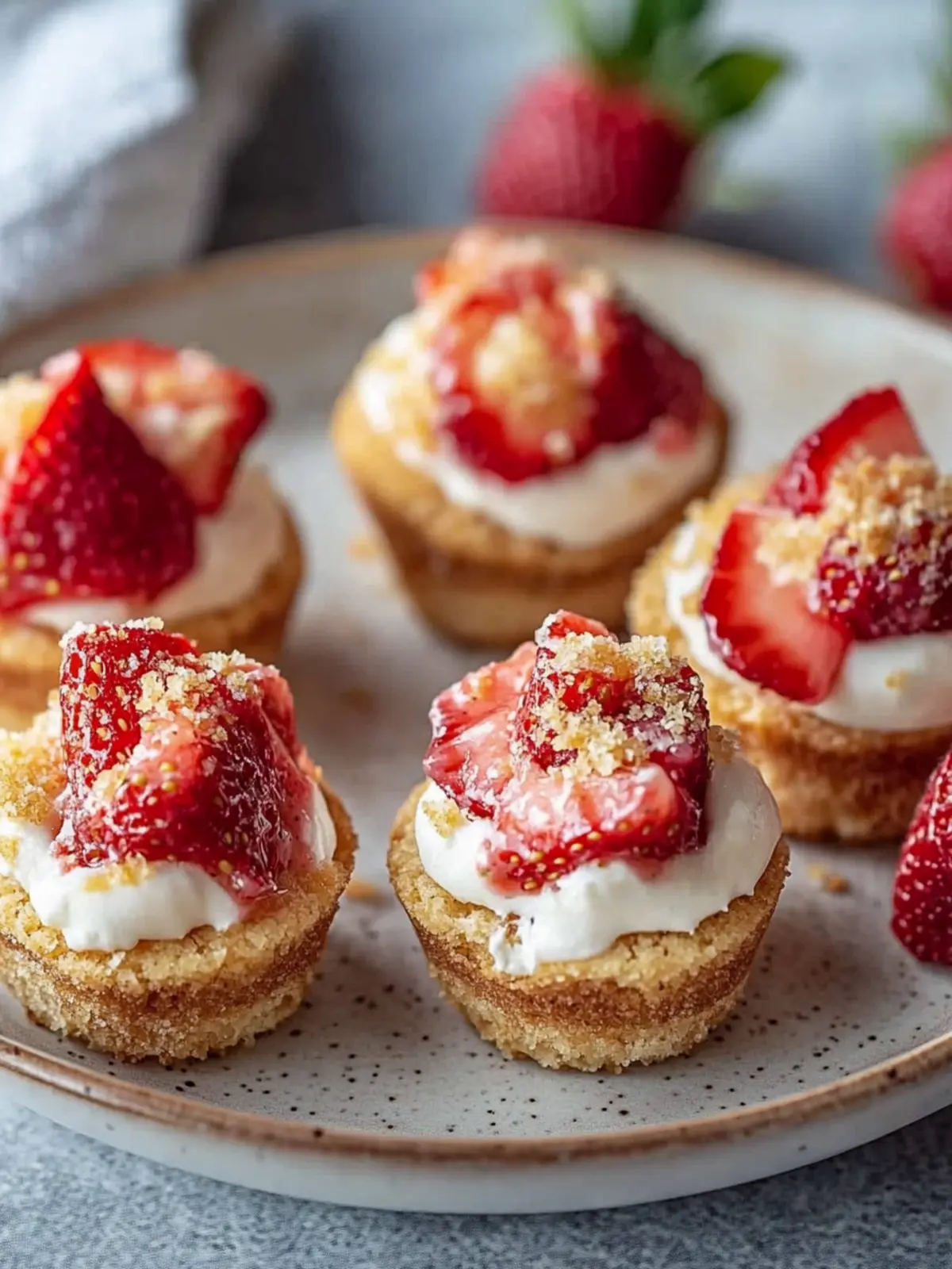 Irresistible Strawberry Cheesecake Cookie Cups for Sweet Moments 3 Strawberry Cheesecake Cookie Cups