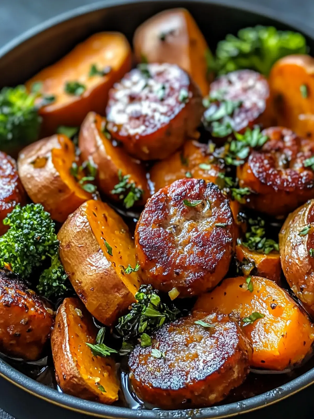 Honey Garlic Sausage Sweet Potatoes: Your New Comfort Food Fix 2 Honey Garlic Sausage Sweet Potatoes