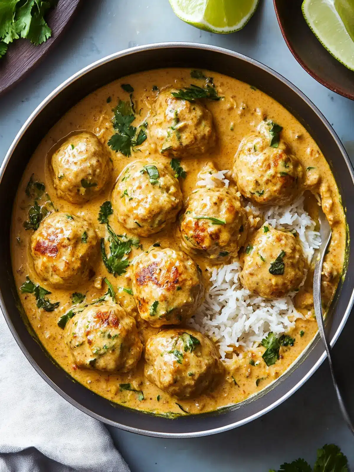Irresistible Coconut Curry Chicken Meatballs You ll Love 3 Coconut Curry Chicken Meatballs
