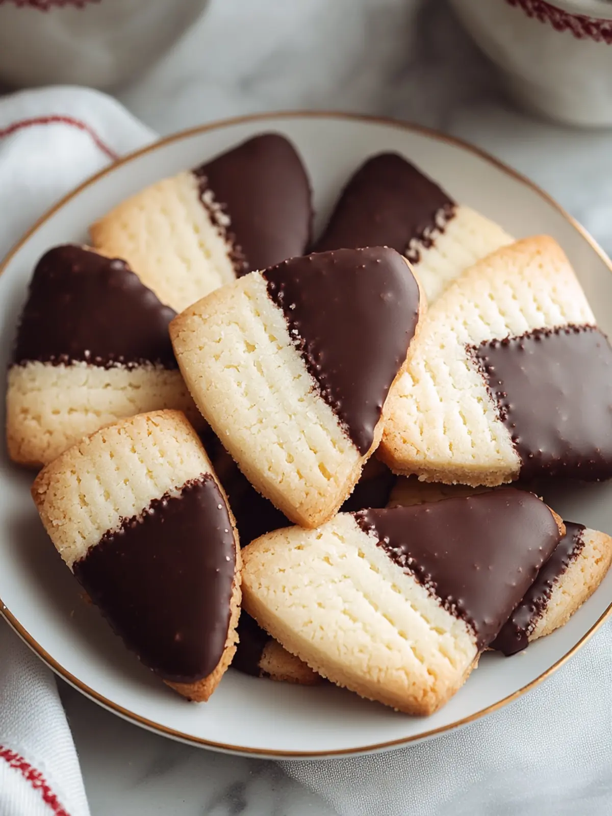 Chocolate-Dipped Shortbread Cookies You'll Love to Make! 4 Chocolate-Dipped Shortbread Cookies