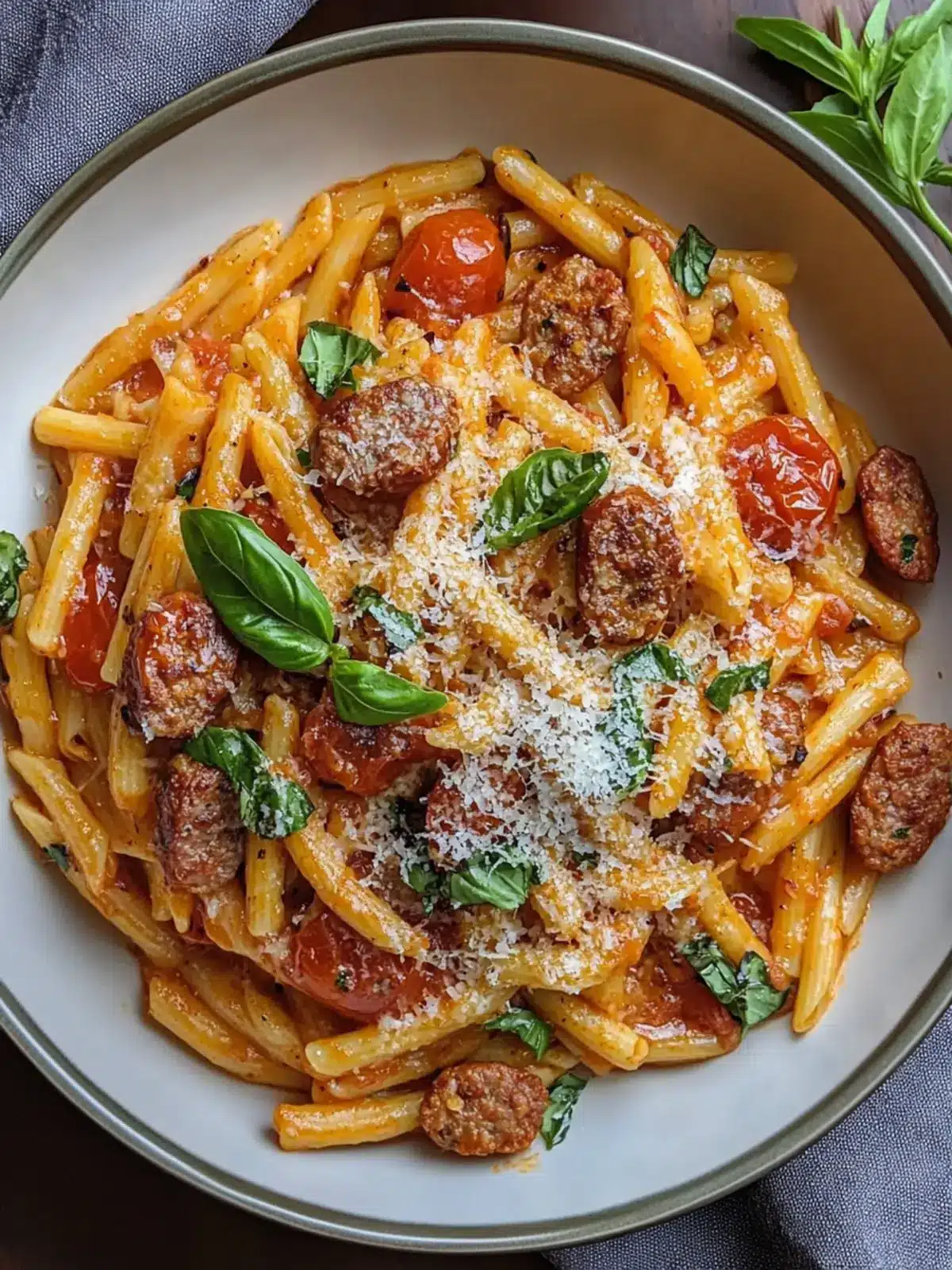 Spicy Sausage Tomato Pasta That's Ready in 30 Minutes 4 Spicy Sausage Tomato Pasta