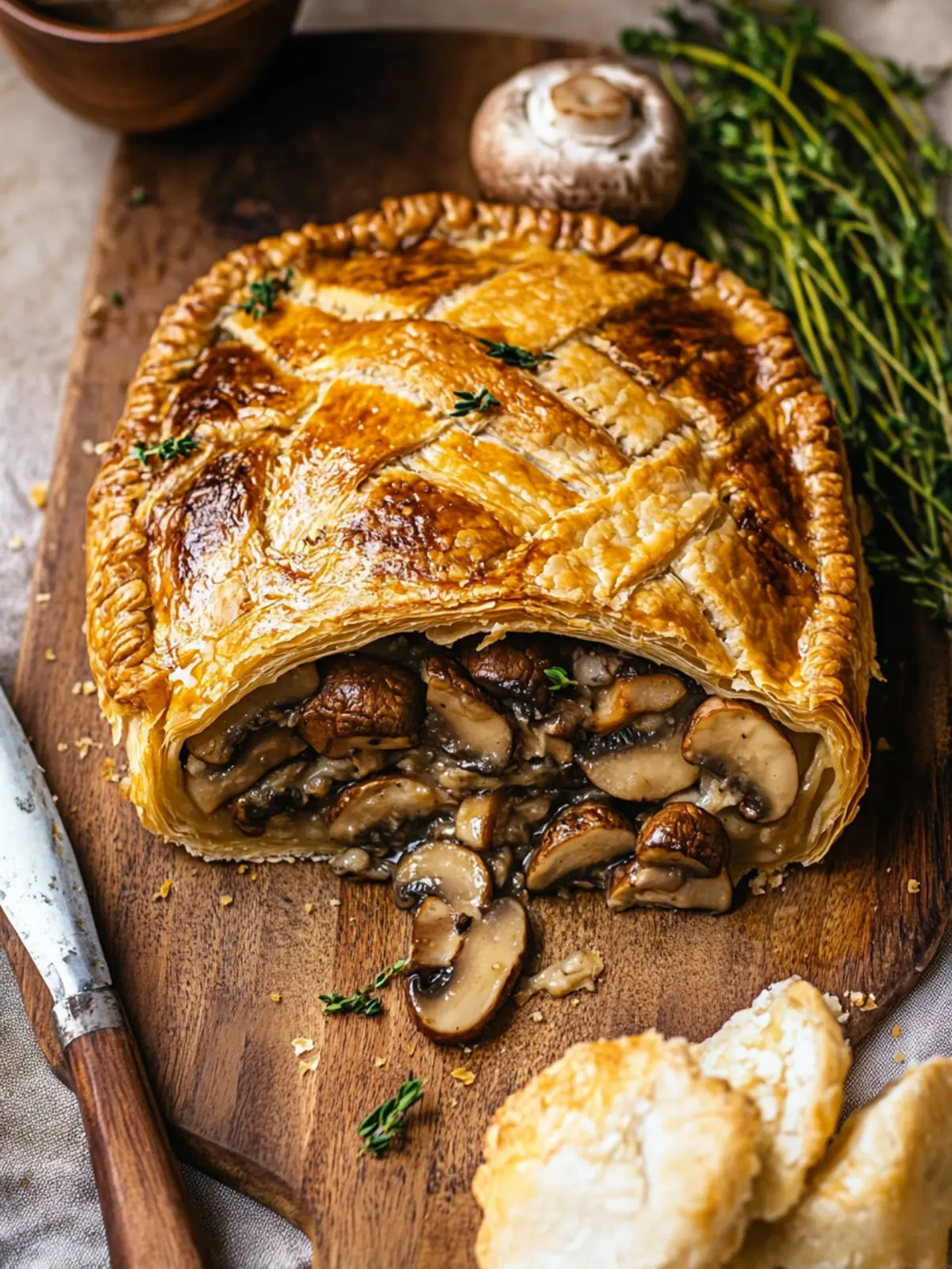 Delicious Vegan Mushroom Pie: Your Festive Comfort Food Remedy 4 Vegan mushroom pie