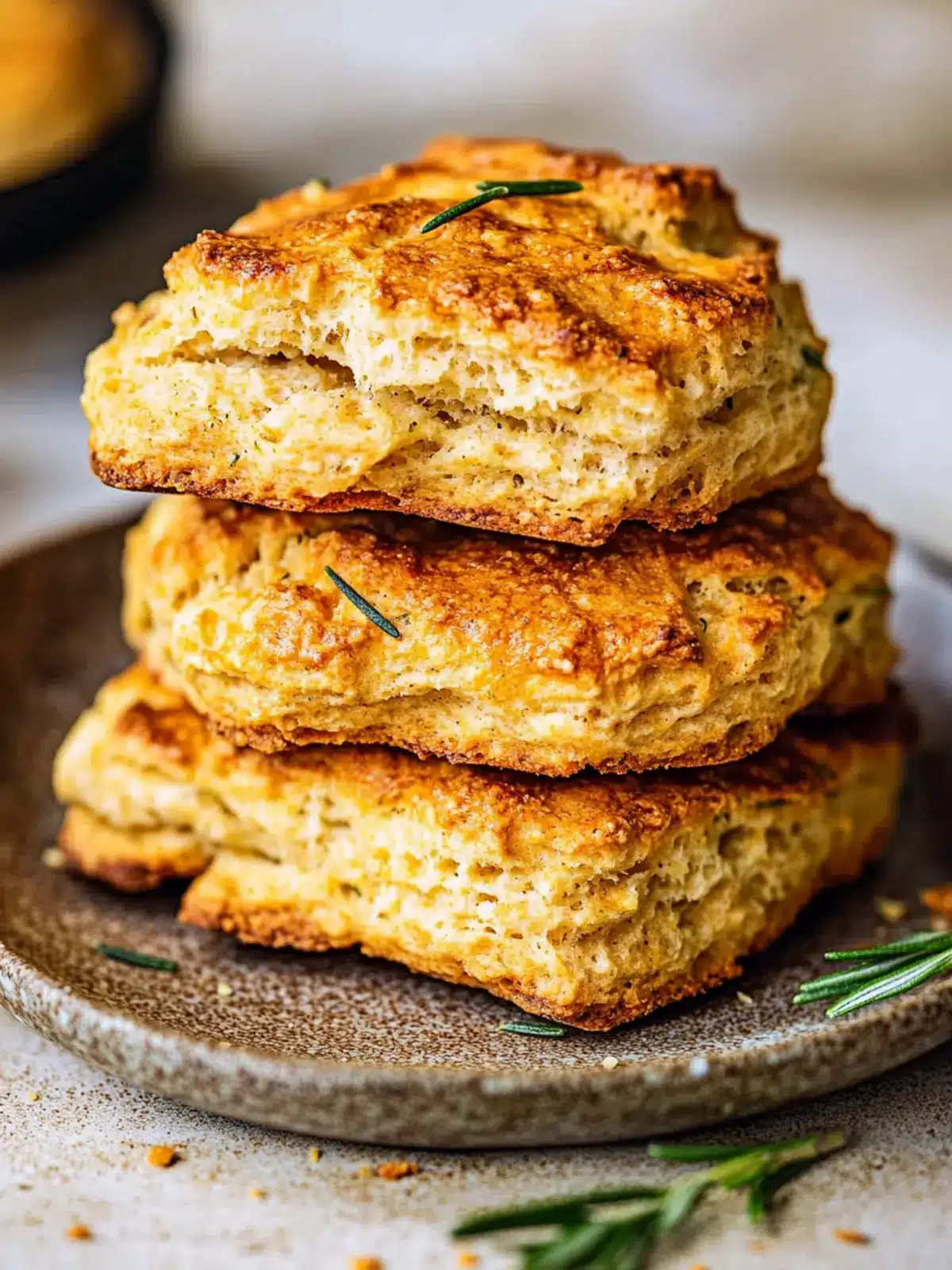Mouthwatering Vegan Biscuits with Miso and Rosemary Delight 3 Vegan biscuits with miso and rosemary