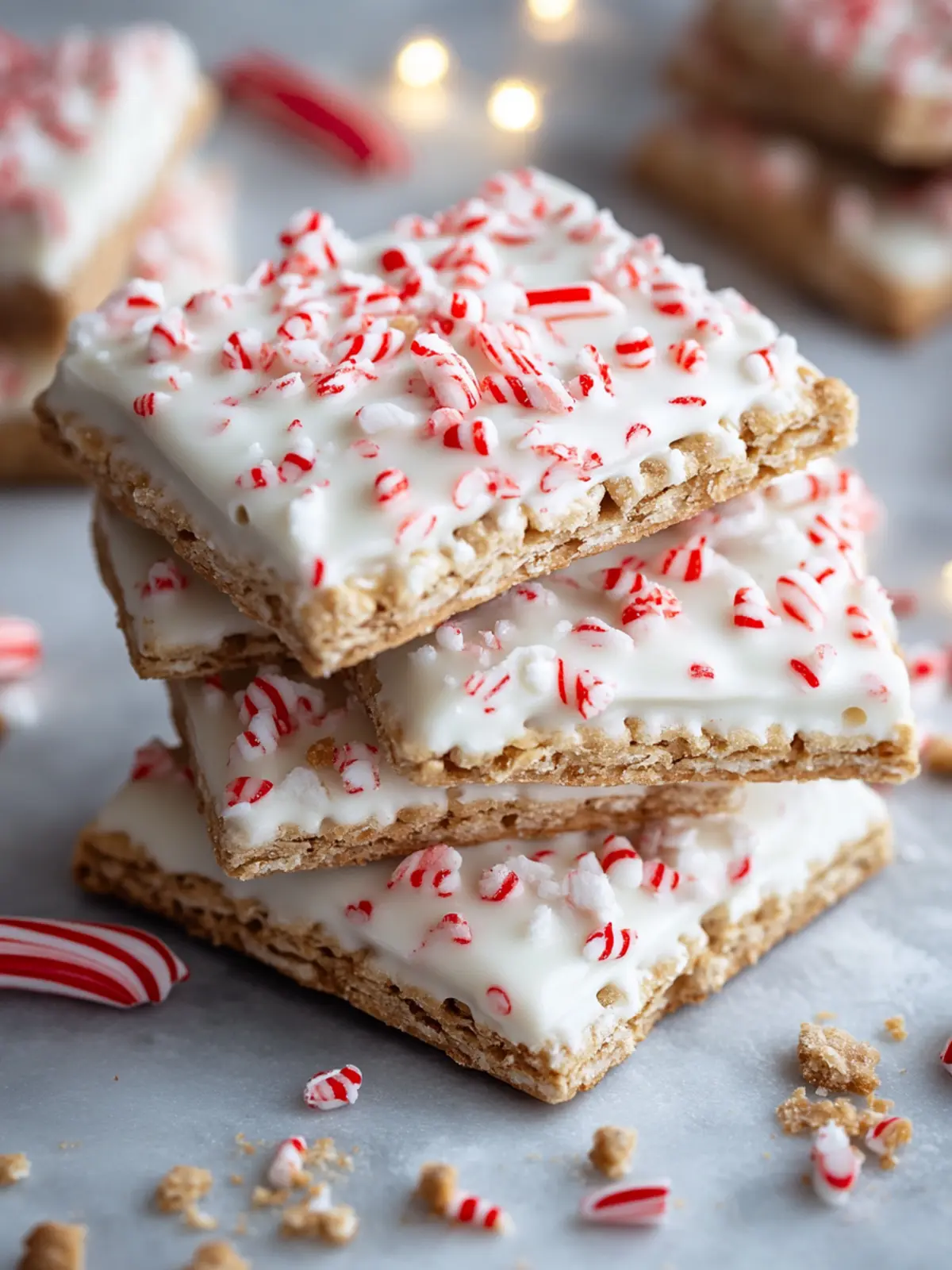 Peppermint Crunch White Chocolate Covered Graham Crackers Delight 3 Peppermint Crunch White Chocolate Covered Graham Crackers