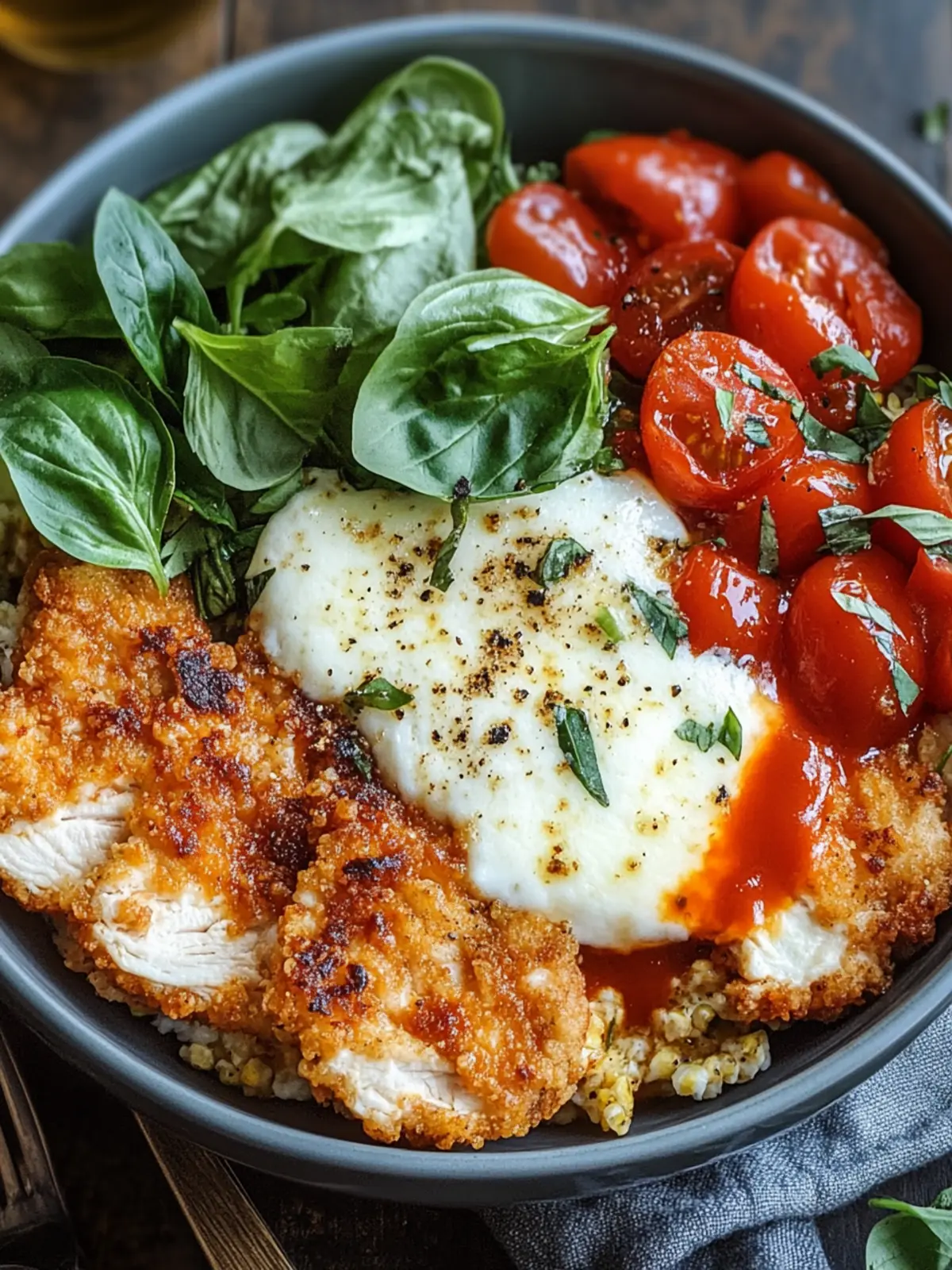 High Protein Chicken Parm Cottage Cheese Bowl for Ultimate Yum 4 High Protein Chicken Parm Cottage Cheese Bowl