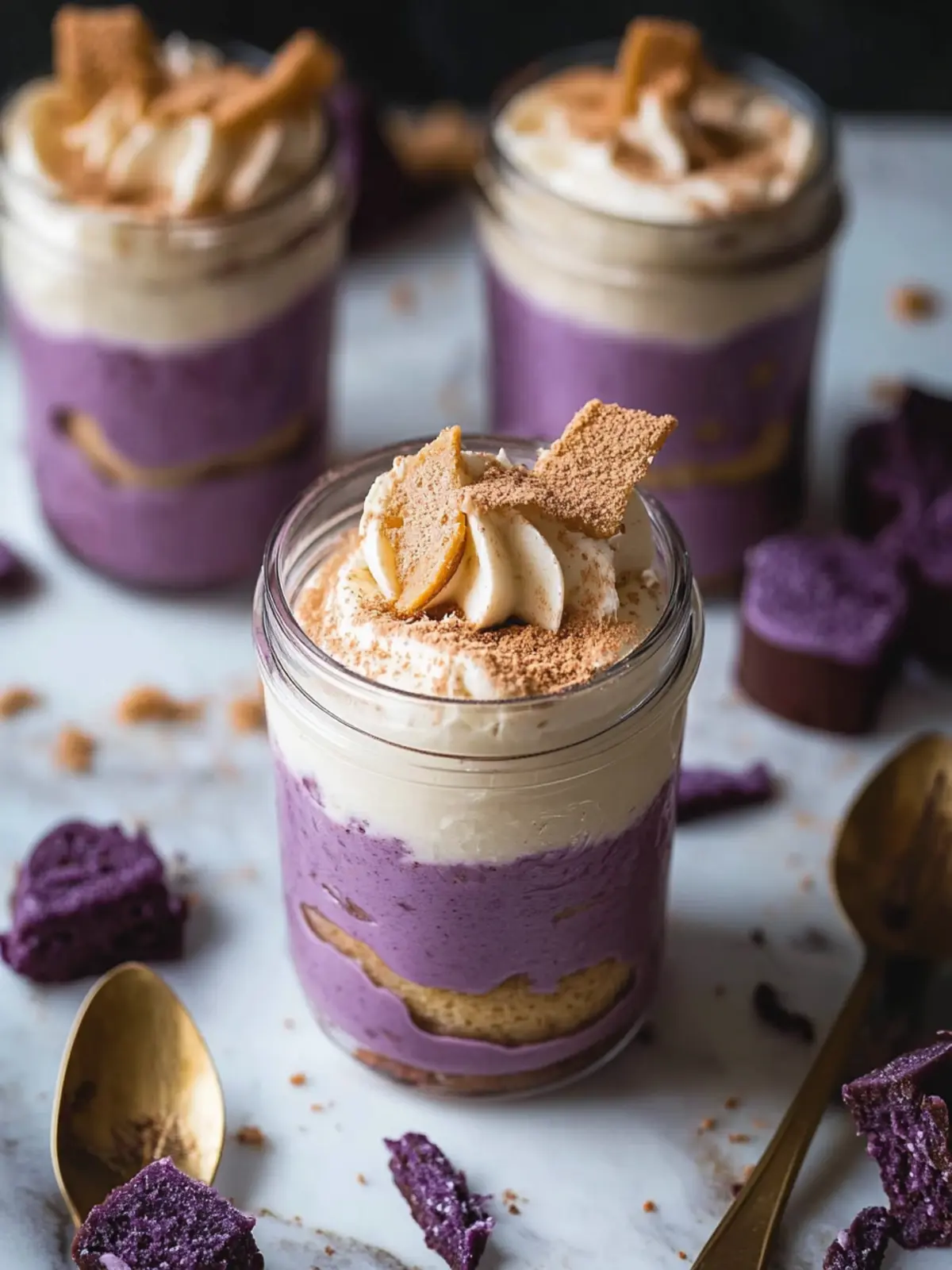 Ube Tiramisu in a Jar: Easy No-Bake Bliss You ll Love 2 Ube Tiramisu in a Jar