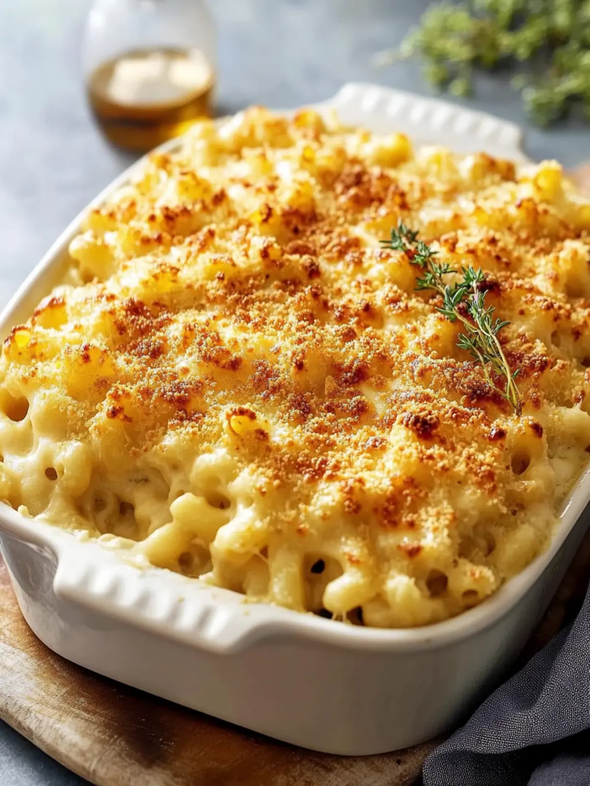 Three-Cheese Baked Mac & Cheese: Comfort in Every Bite 2 Three-Cheese Baked Mac & Cheese