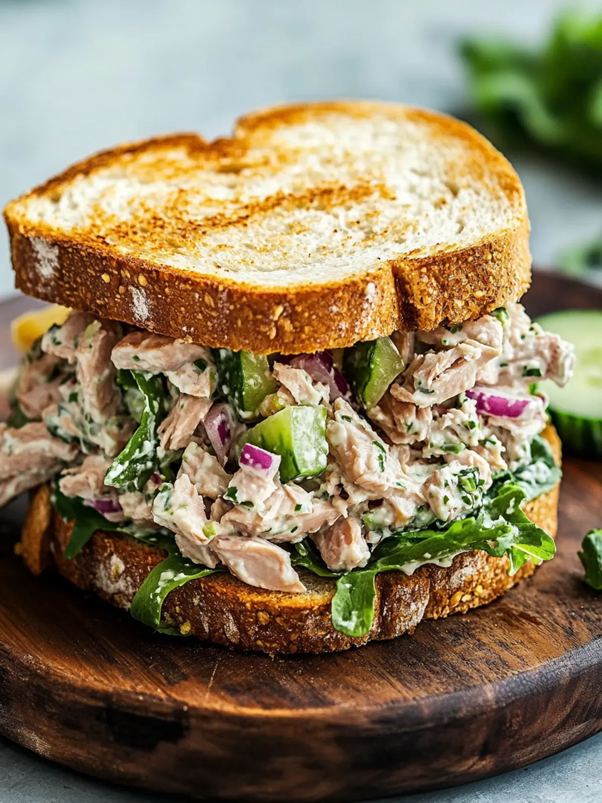 Customizable Tuna Salad Sandwich: Quick & Delicious Delight 3 Tuna Salad Sandwich