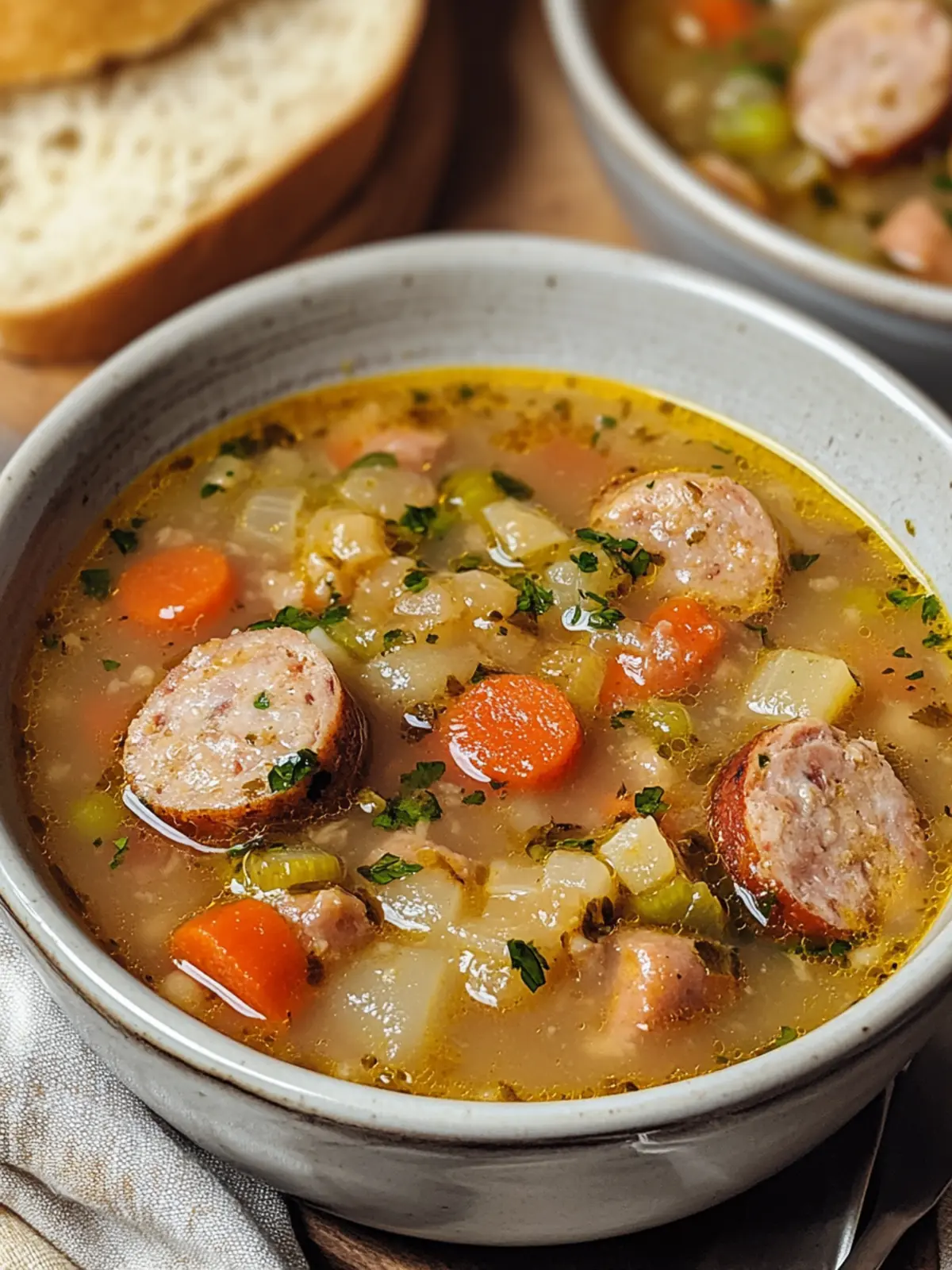 Easy Bratwurst Soup: Comfort in Every Hearty Spoonful 4 Easy Bratwurst Soup