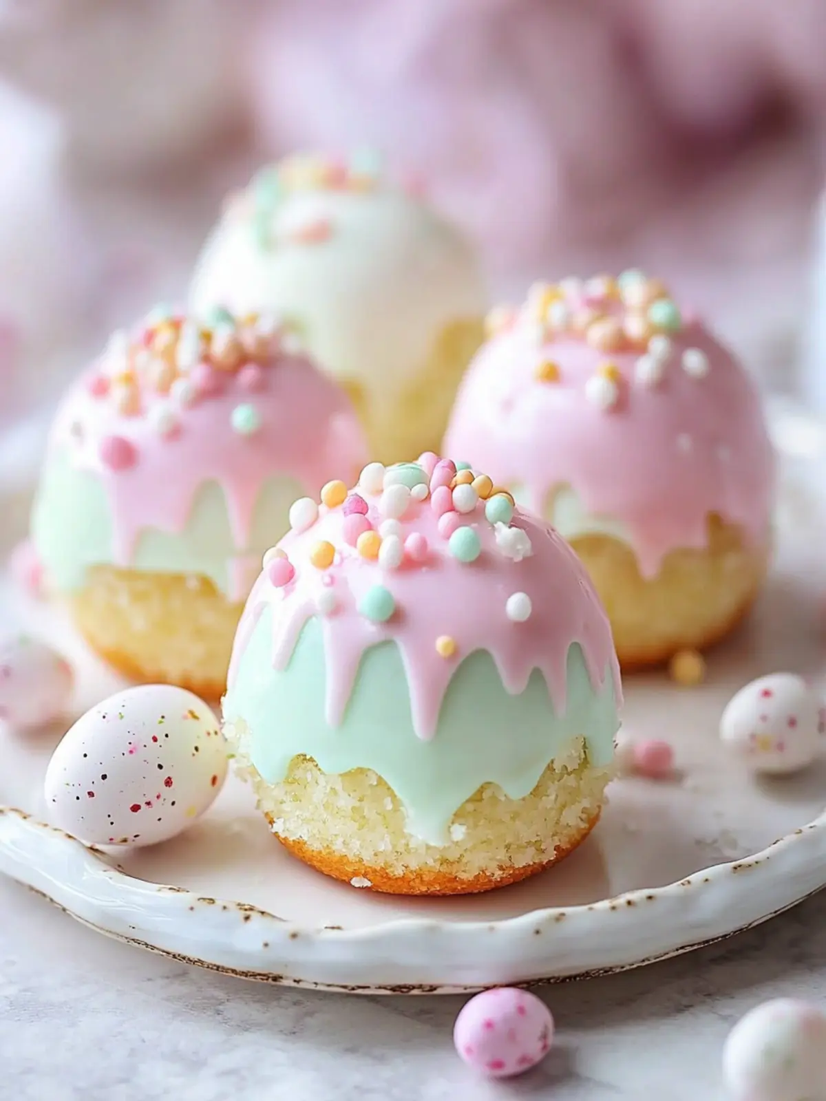Mini Easter Egg Cakes: Whimsical Treats for Your Spring Table 2 Mini Easter Egg Cakes