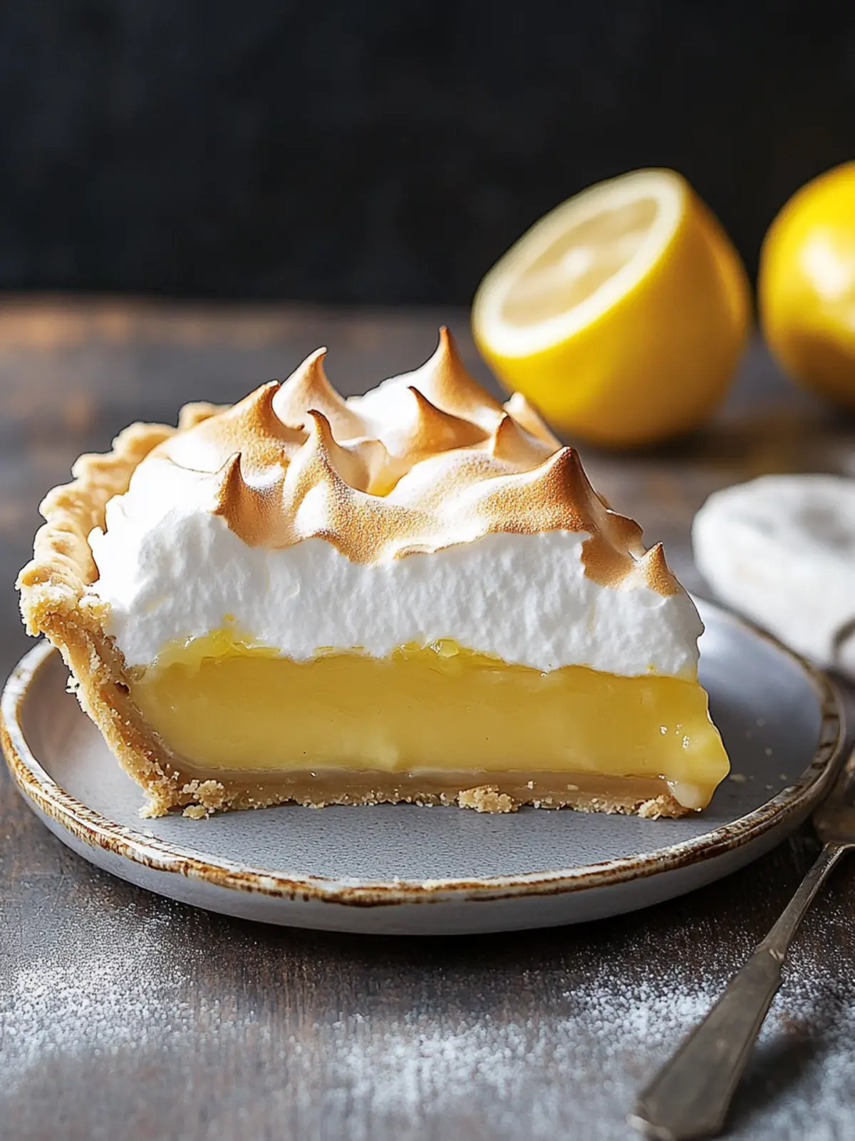 Vegan Lemon Meringue Pie: A Sweet, Guilt-Free Indulgence 2 Vegan lemon meringue pie