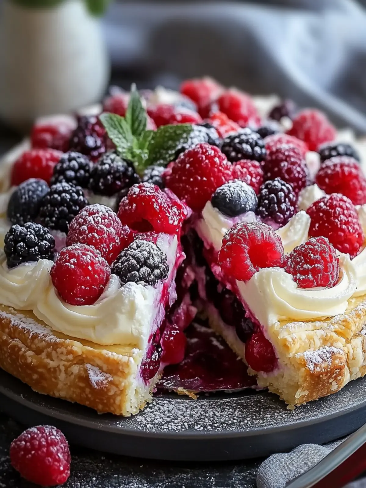 Berry Cream Pastry Cake: Your New Favorite Sweet Indulgence 2 Berry Cream Pastry