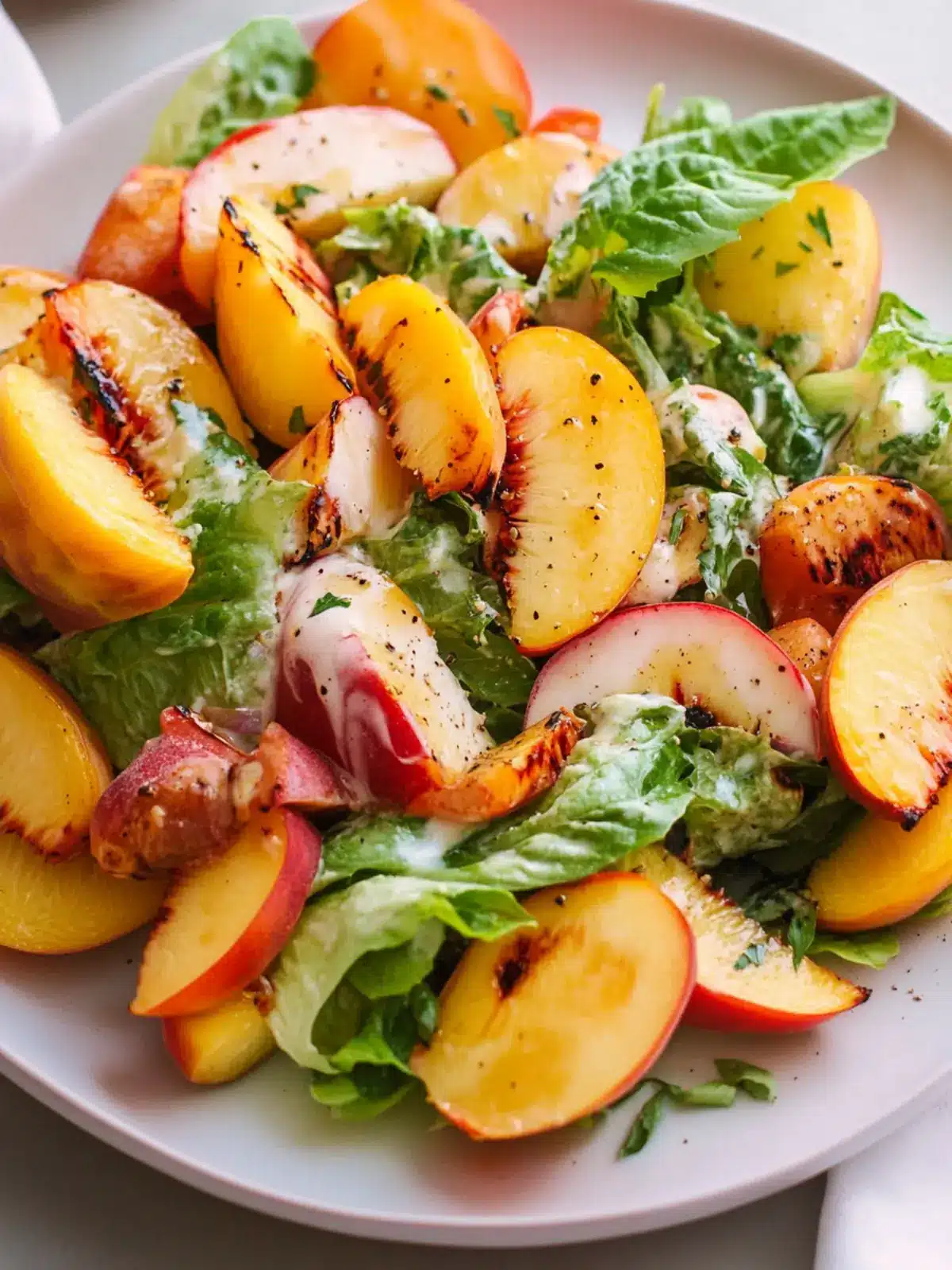 Grilled Peach Salad: A Summer Delight You Can't Resist 4 Grilled Peach Salad