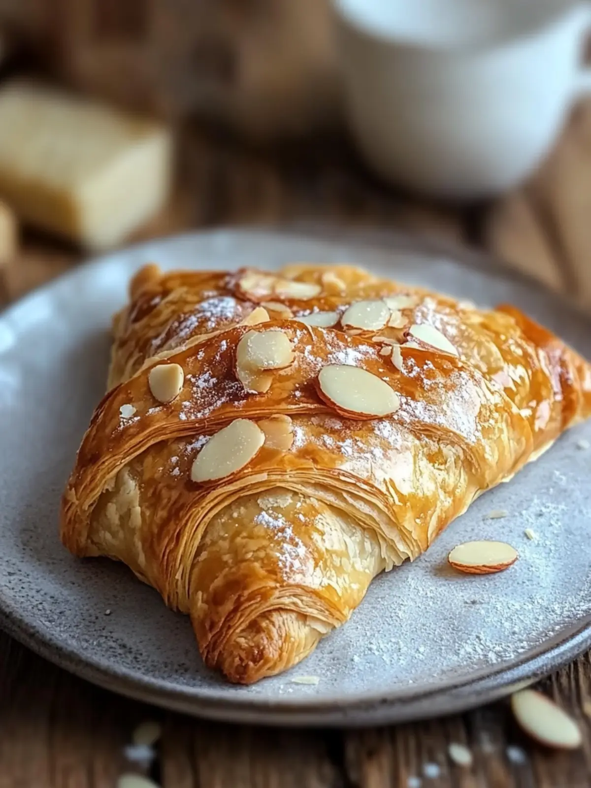Irresistible Flaky Sweet Almond Pastry That'll Delight You! 3 Flaky Sweet Almond Pastry