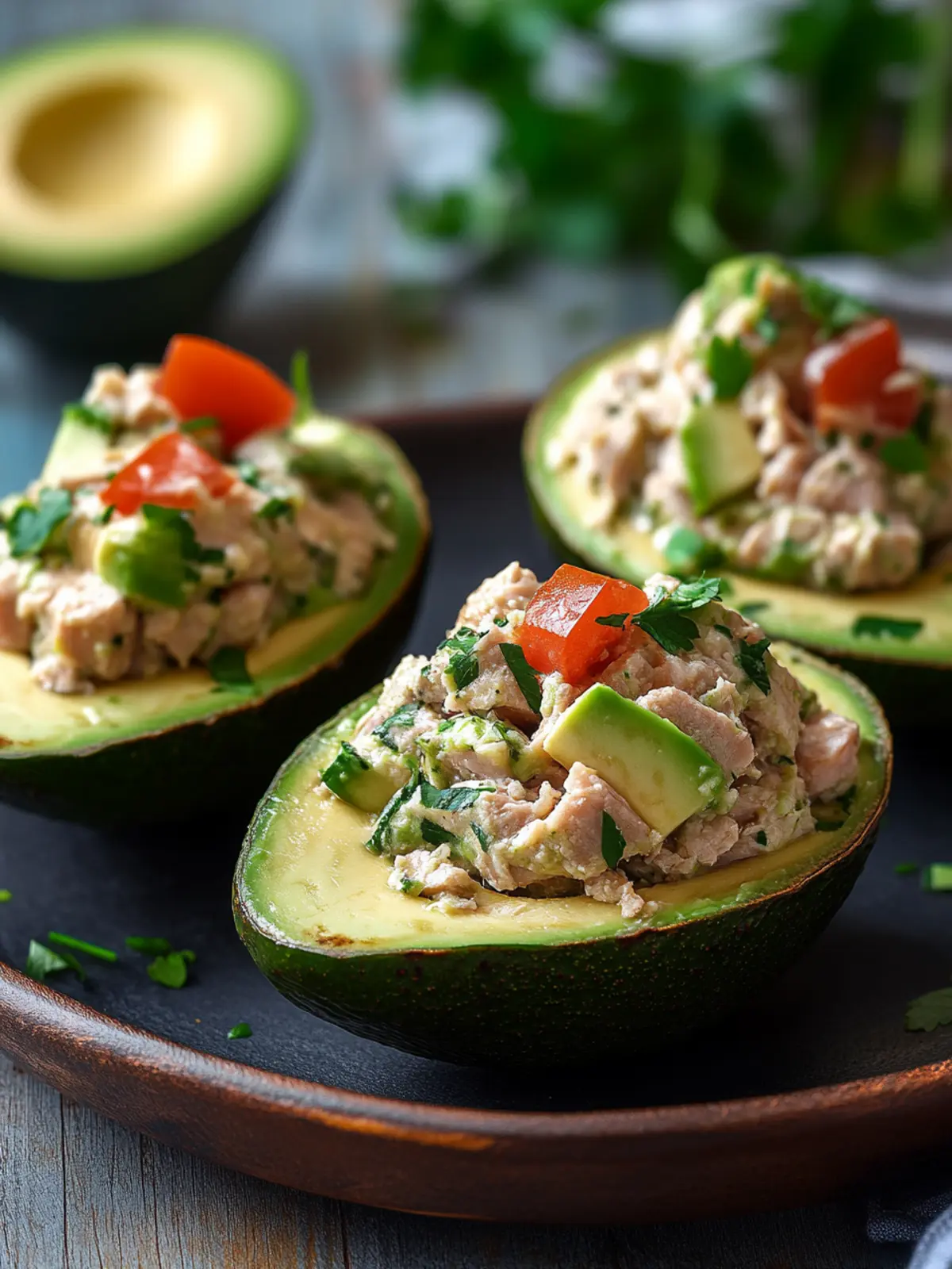 Tuna Stuffed Avocados: Quick, Healthy Perfection in Minutes 4 Tuna Stuffed Avocados