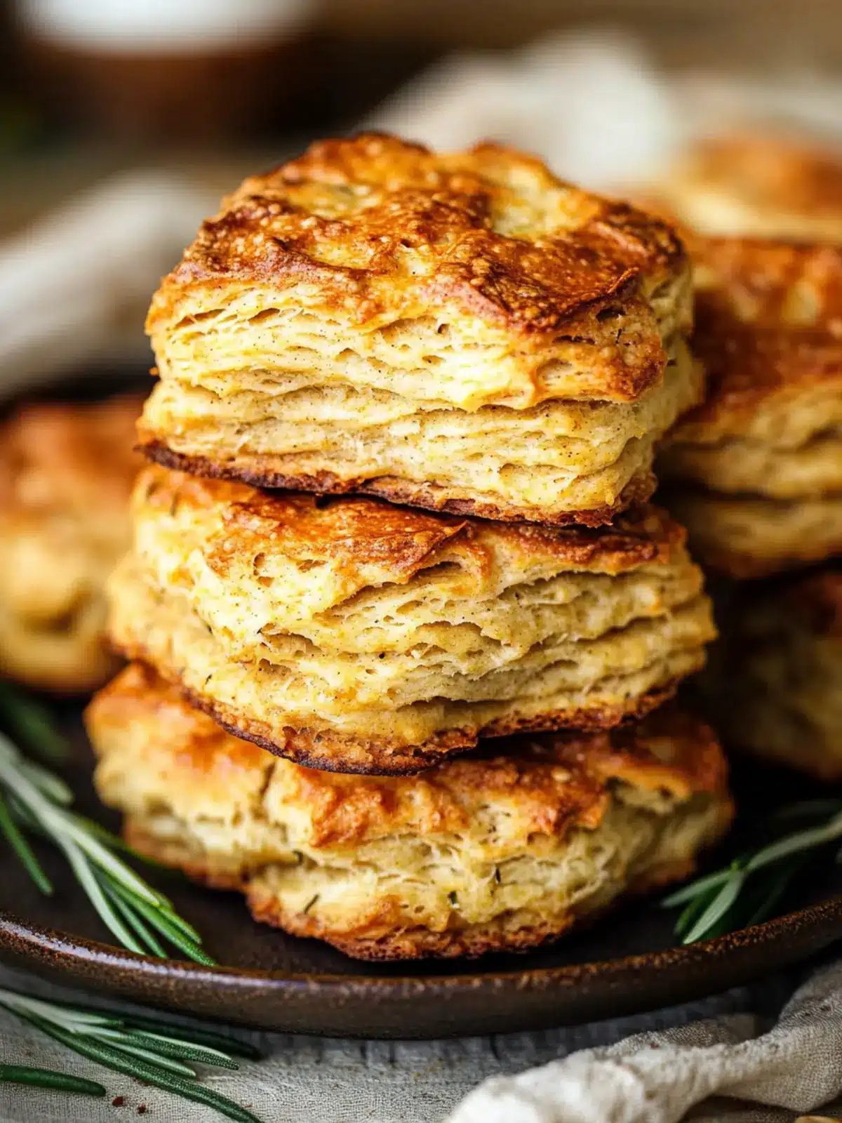 Mouthwatering Vegan Biscuits with Miso and Rosemary Delight 4 Vegan biscuits with miso and rosemary