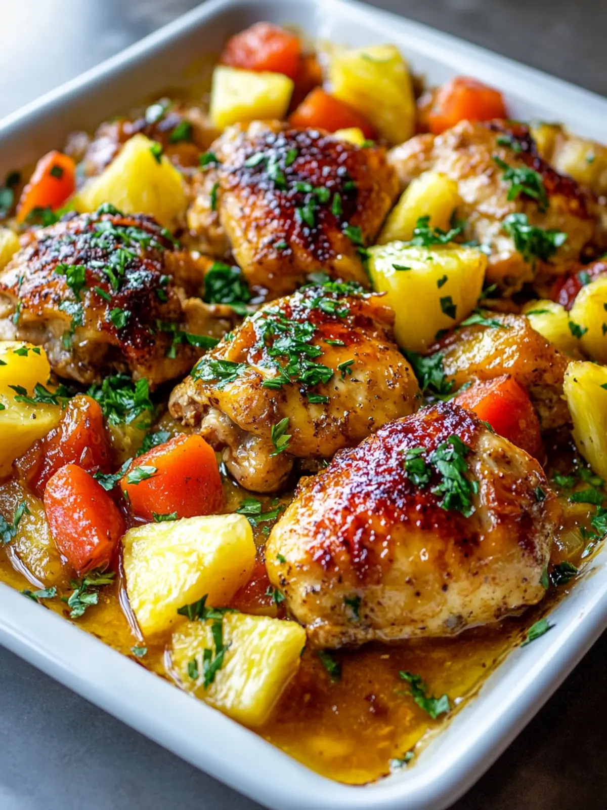 Pineapple Honey Mustard Chicken Sheet Pan Dinner Made Easy 4 Pineapple Honey Mustard Chicken Sheet Pan Dinner