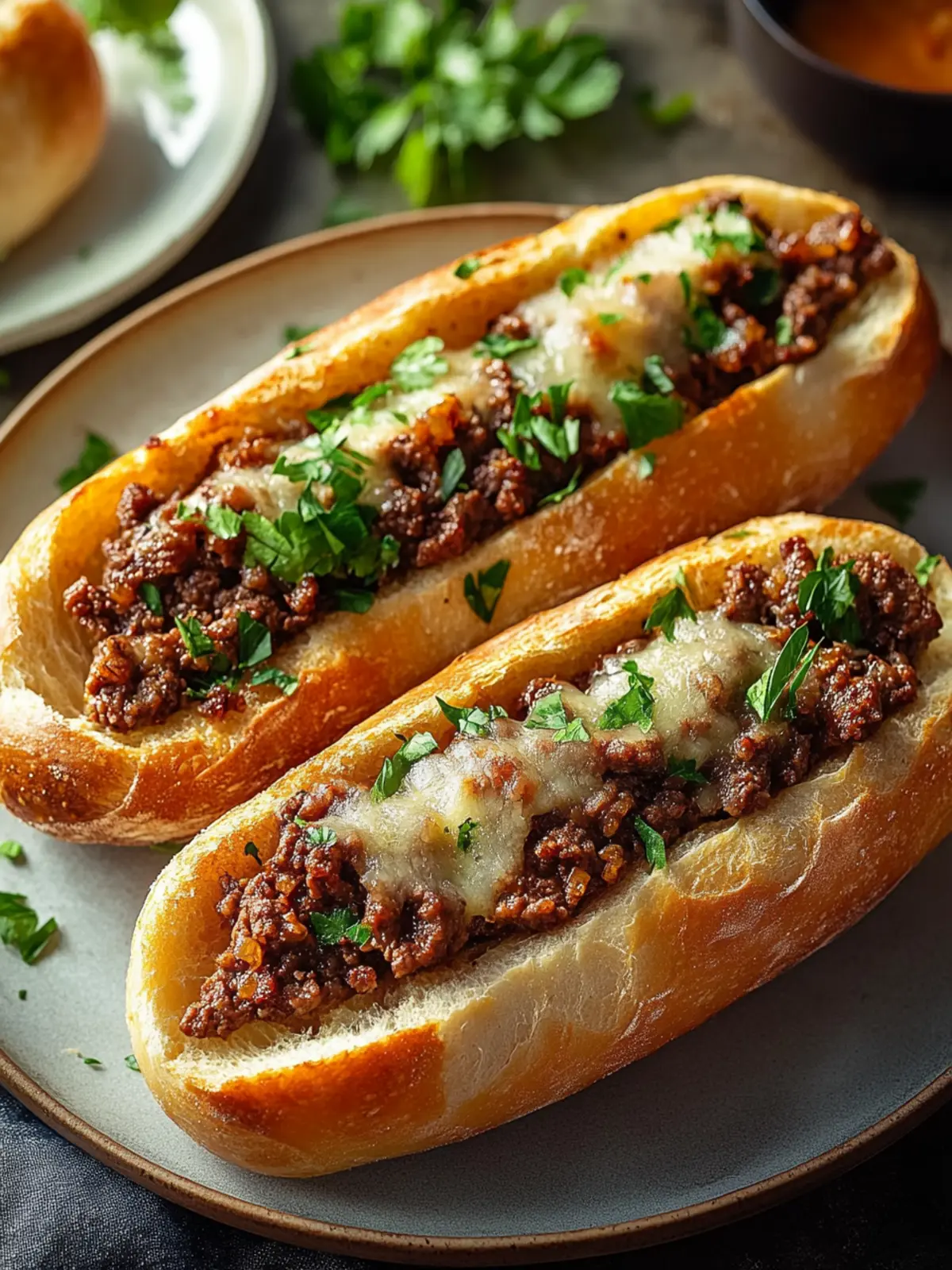 Crispy Beef-Stuffed Baguettes: A Crunchy Comfort Food Delight 4 Crispy Beef-Stuffed Baguettes