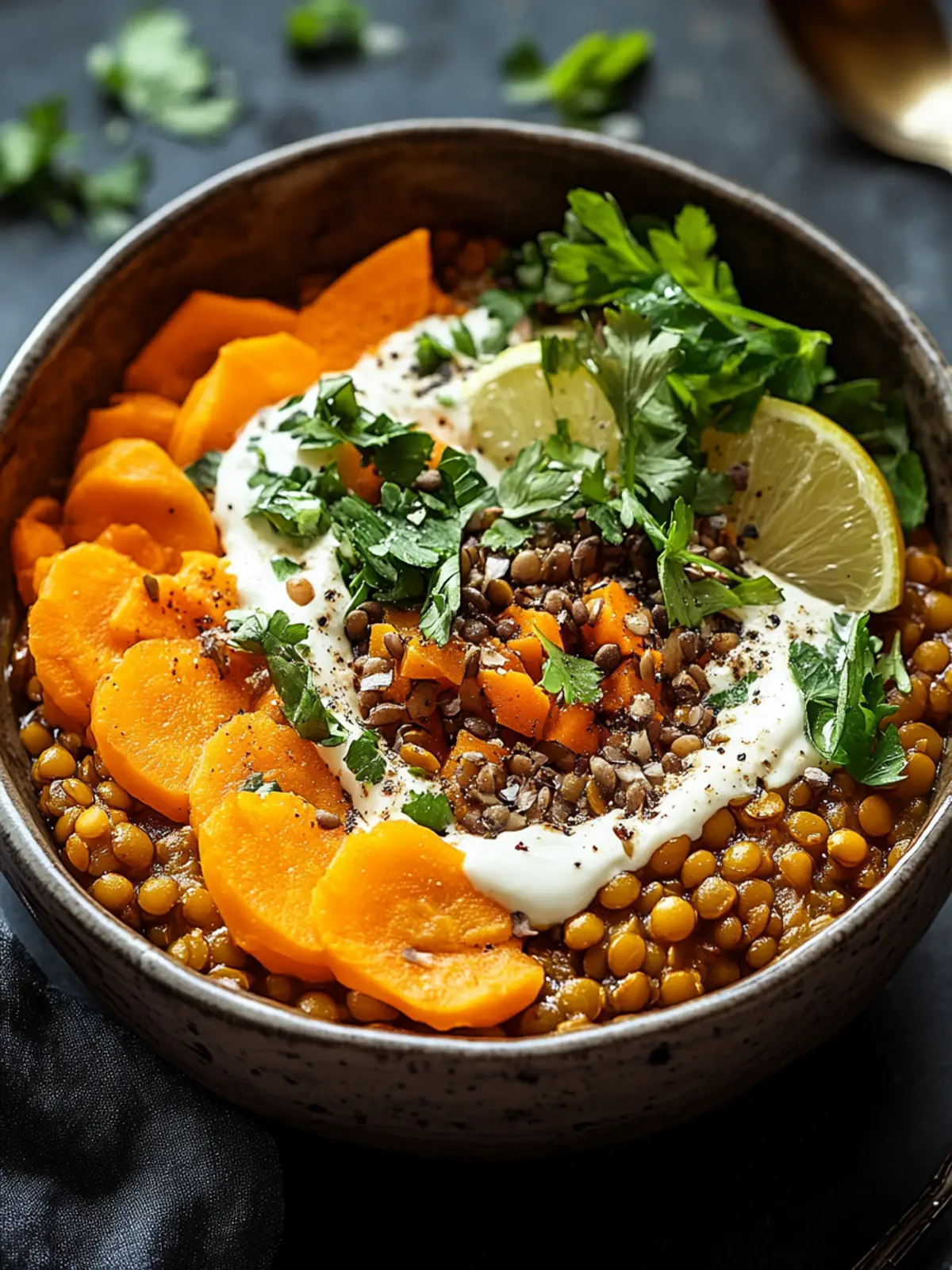 Hearty Spiced Lentil & Carrot Bowls Recipe for Easy Meal Prep 4 Spiced Lentil & Carrot Bowls Recipe