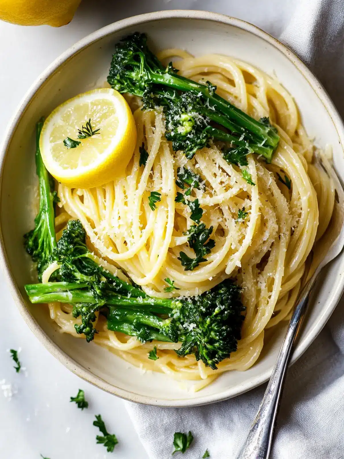 15-Minute Lemony Broccolini Pasta for Quick, Flavor-Packed Nights 3 15-Minute Lemony Broccolini Pasta