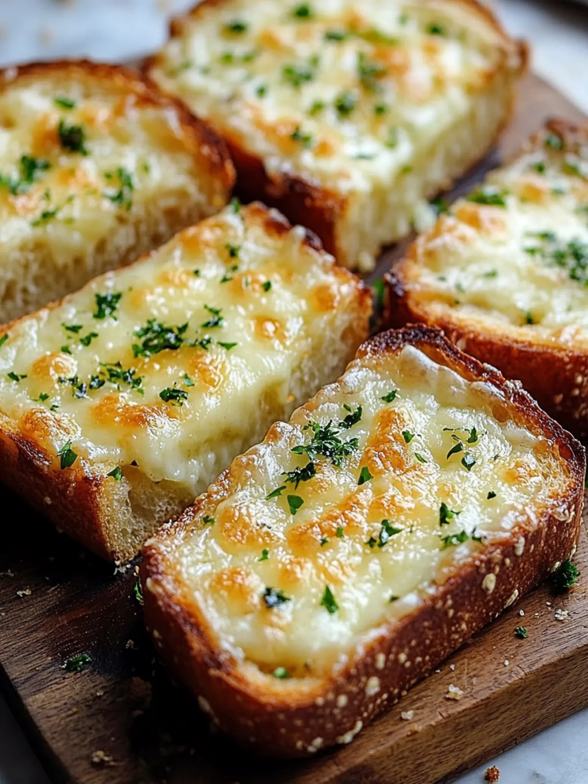 Irresistible Toasted Cheesy Garlic Bread Slices in Minutes 3 Toasted Cheesy Garlic Bread Slices
