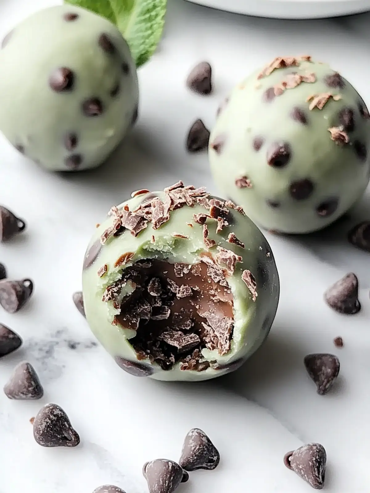 Mint Chocolate Chip Protein Balls for Energetic Snacking Love 2 Mint Chocolate Chip Protein Balls