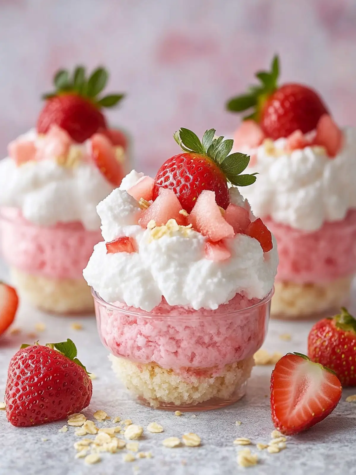 Sweet Strawberry Cream Cloud Cups for Effortless Summer Bliss 2 Strawberry Cream Cloud Cups