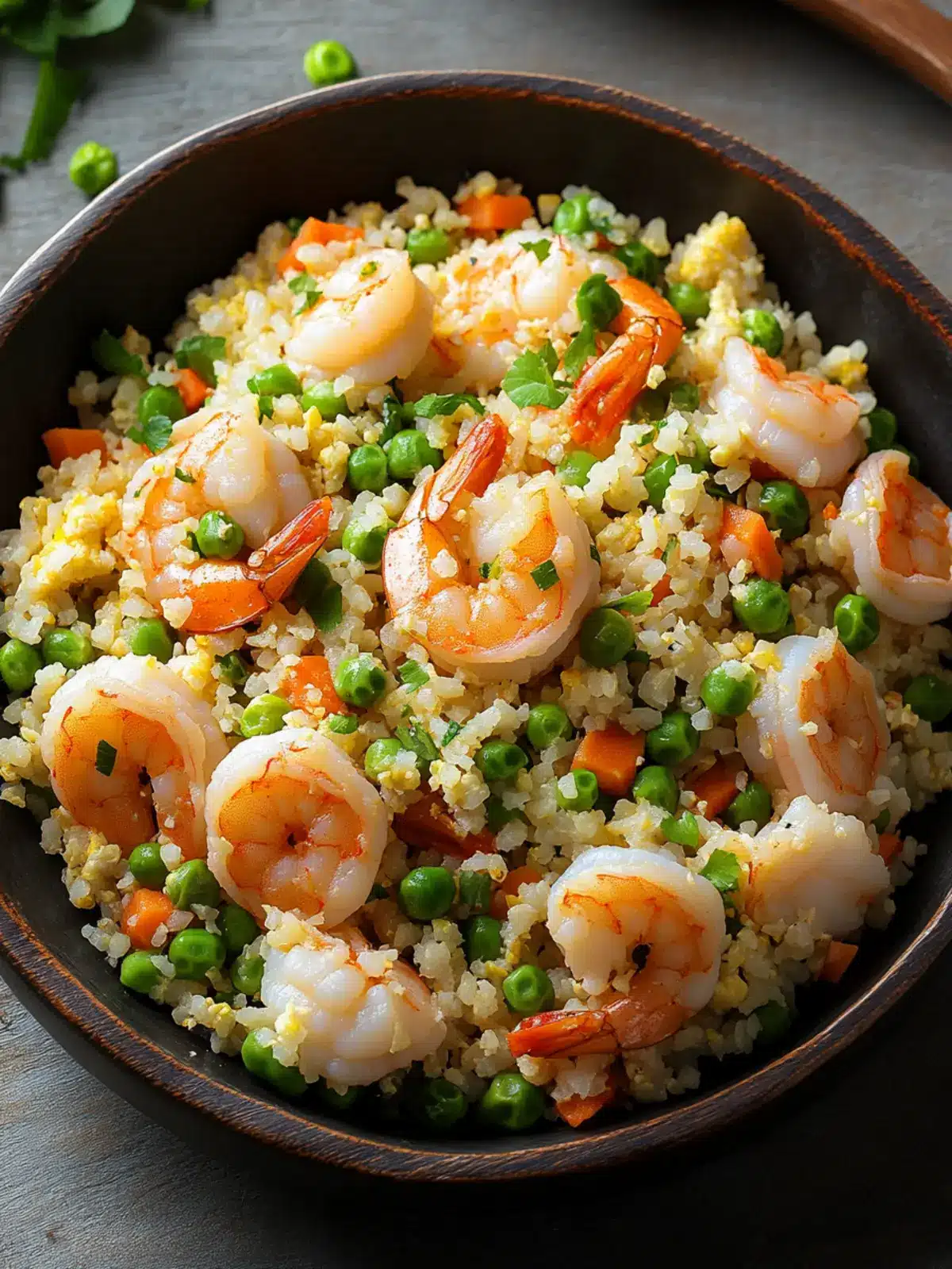 Flavor-Packed Cauliflower Fried Rice with Shrimp in 30 Minutes 2 Cauliflower Fried Rice with Shrimp