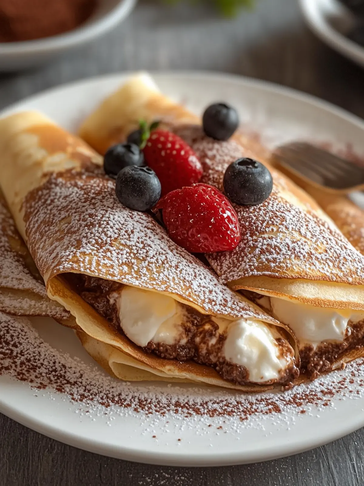 Tiramisu Stuffed Crêpes: Elevate Your Dessert Game Today 2 Tiramisu Stuffed Crêpes