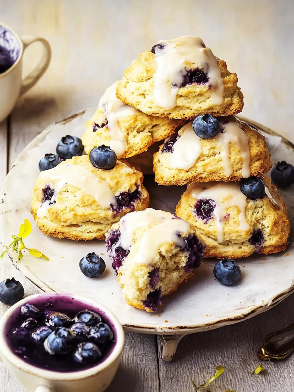 Blueberry Scones That Make Mornings Shine with Flavor 4 Blueberry Scones