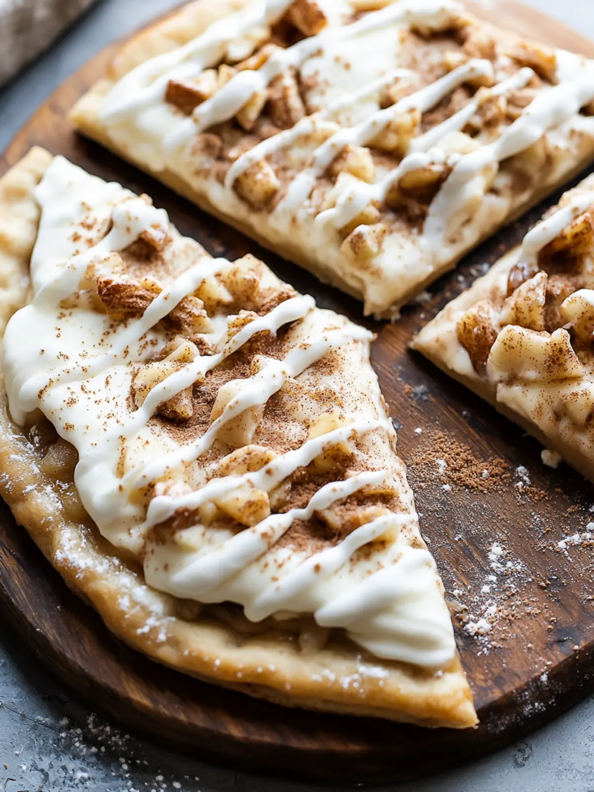 Delicious Cinnamon Dessert Pizza: Quick Recipe for Sweet Joy 2 Delicious Cinnamon Dessert Pizza