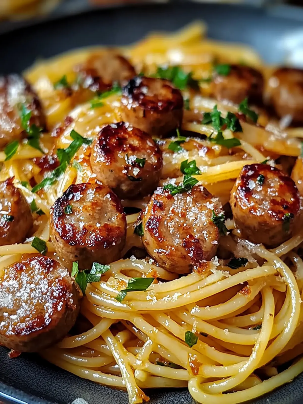 Sticky Honey Garlic Sausage Pasta for a Quick Family Feast 3 Sticky Honey Garlic Sausage Pasta
