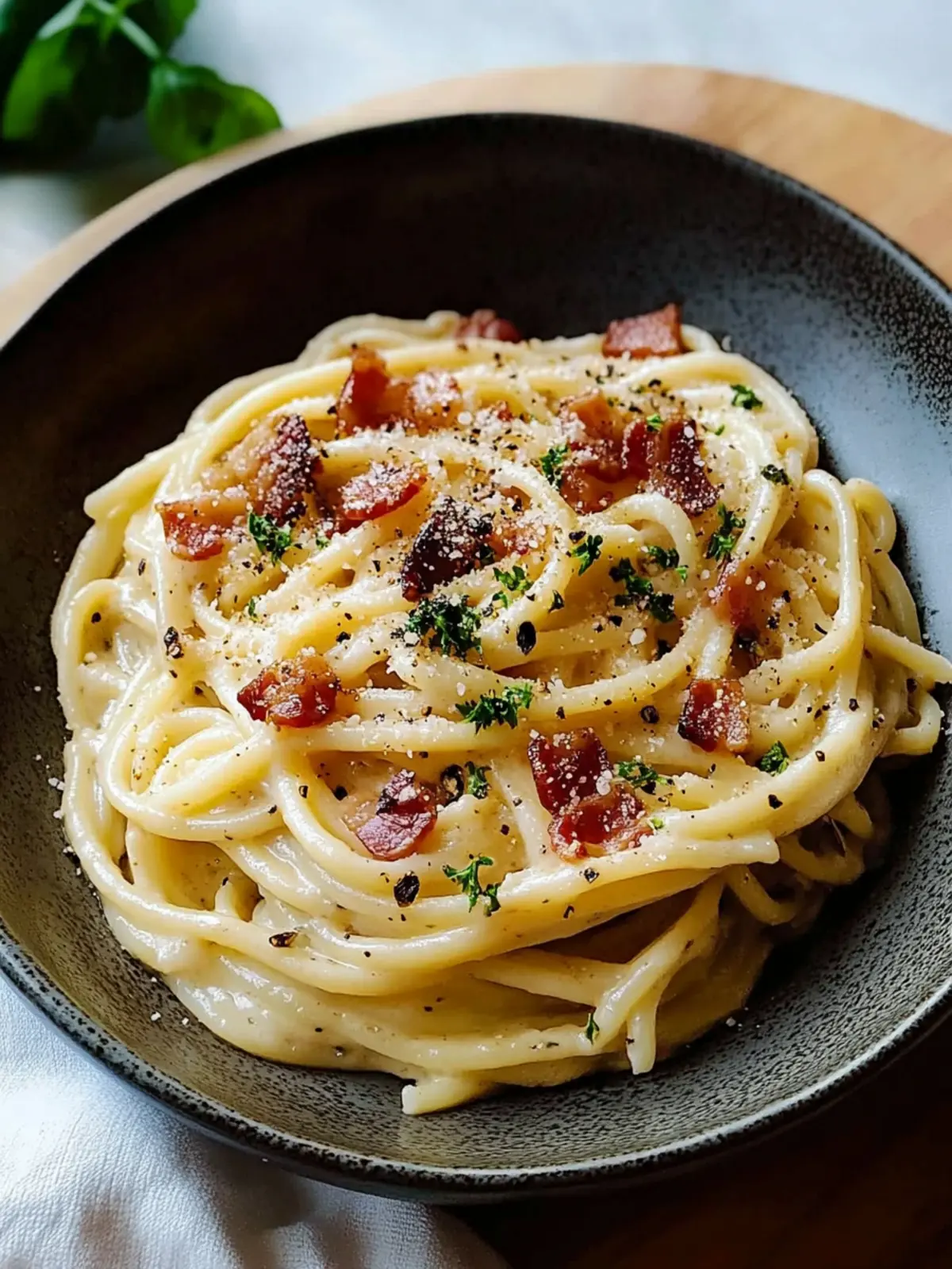 Creamy Bacon Carbonara Pasta: A Comfort Food Delight 2 Bacon Carbonara Pasta