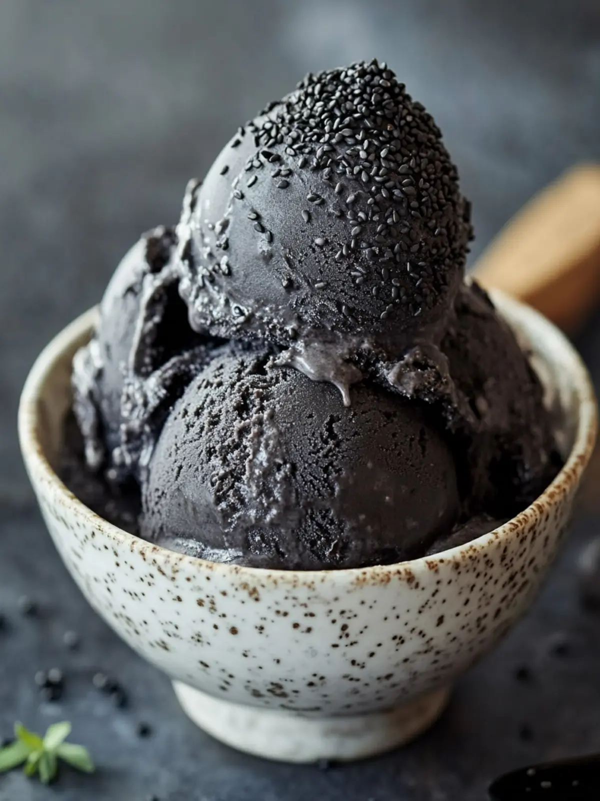 Irresistibly Creamy Black Sesame Ice Cream You ll Adore 3 Black Sesame Ice Cream