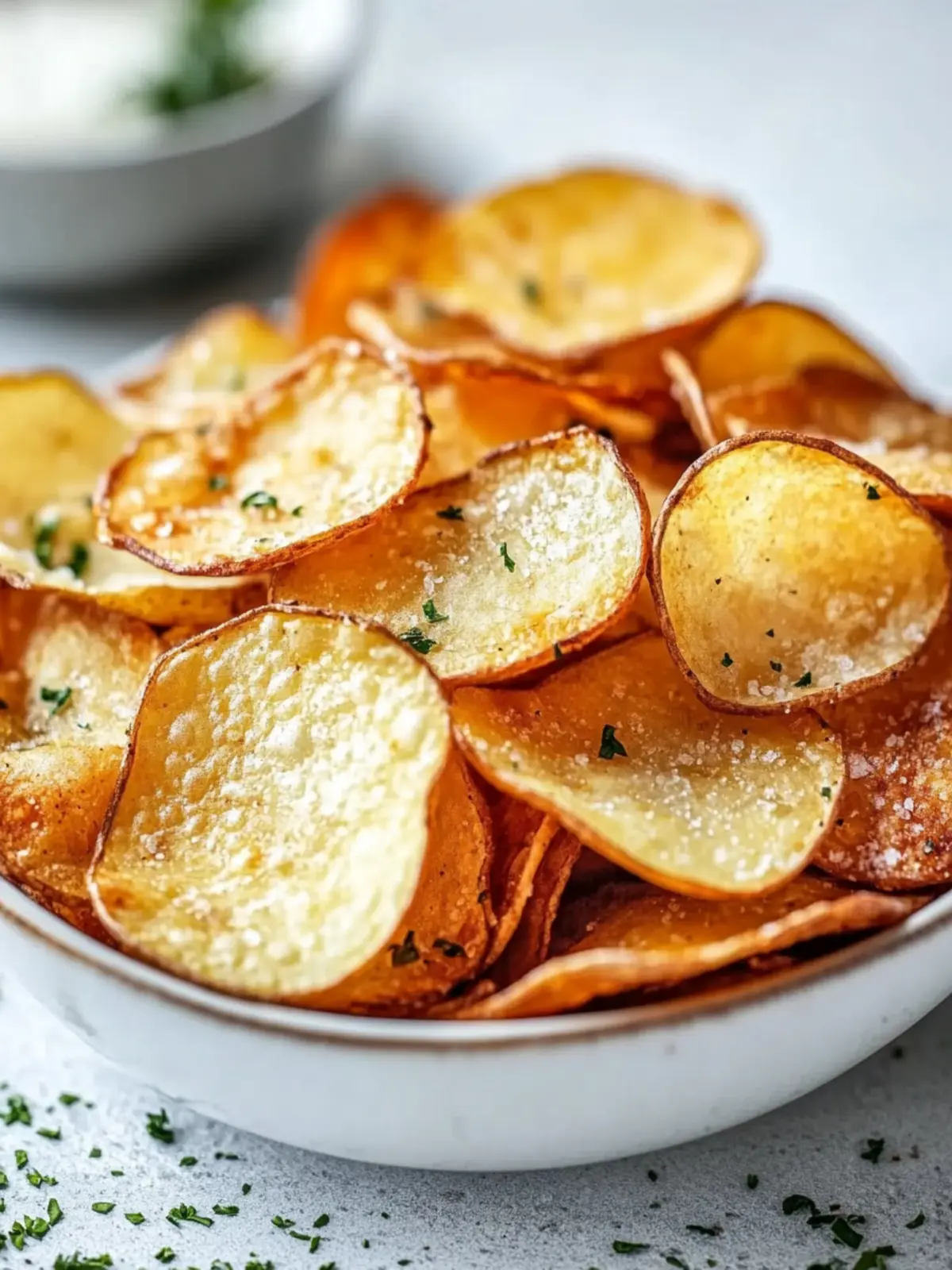 Perfect Crispy Healthy Air Fryer Potato Chips for Guilt-Free Snacking 2 Perfect Crispy Healthy Air Fryer Potato Chips
