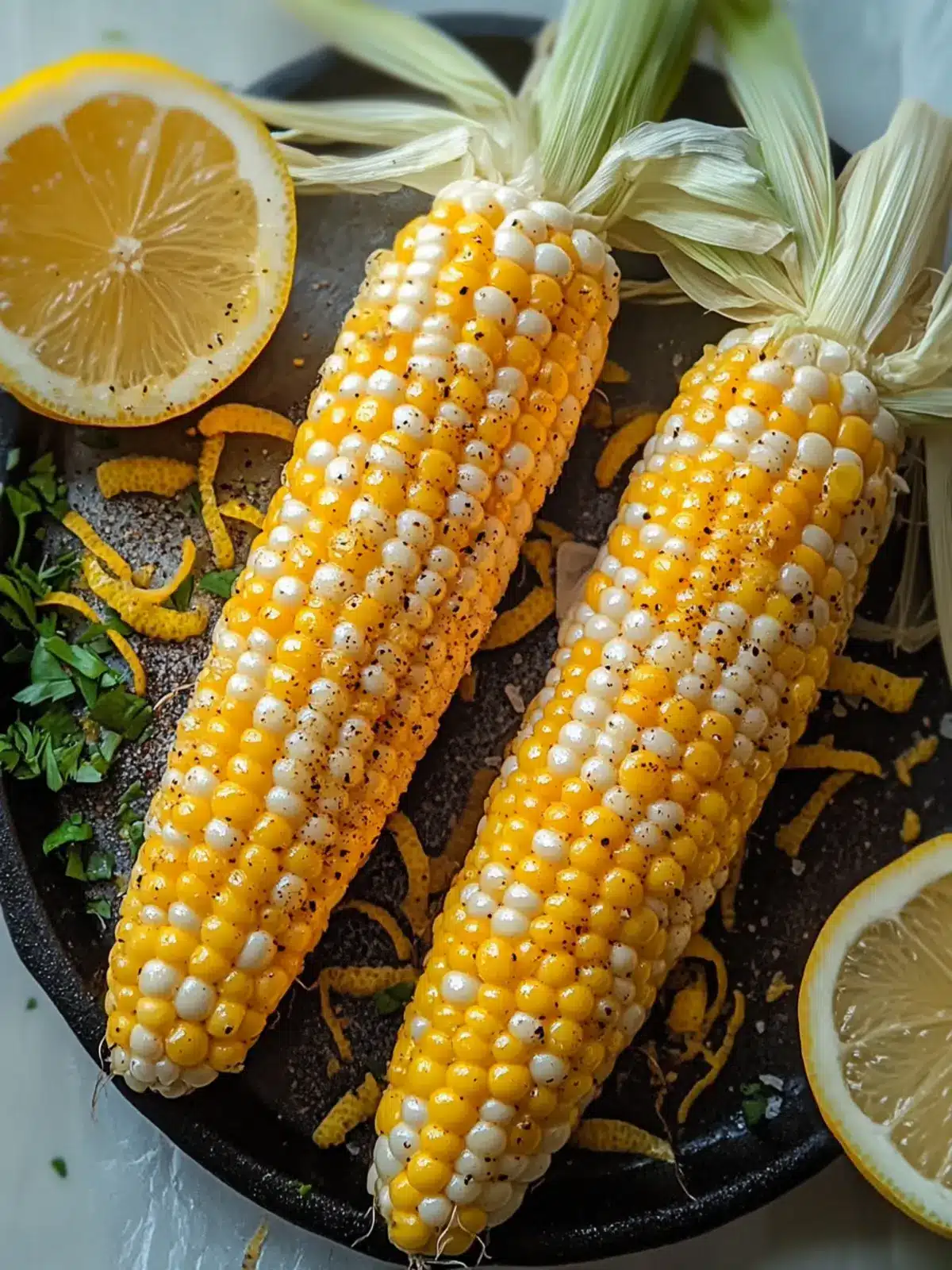 Zesty Lemon Pepper Corn on the Cob That Brightens Any Meal 4 Lemon Pepper Corn on the Cob